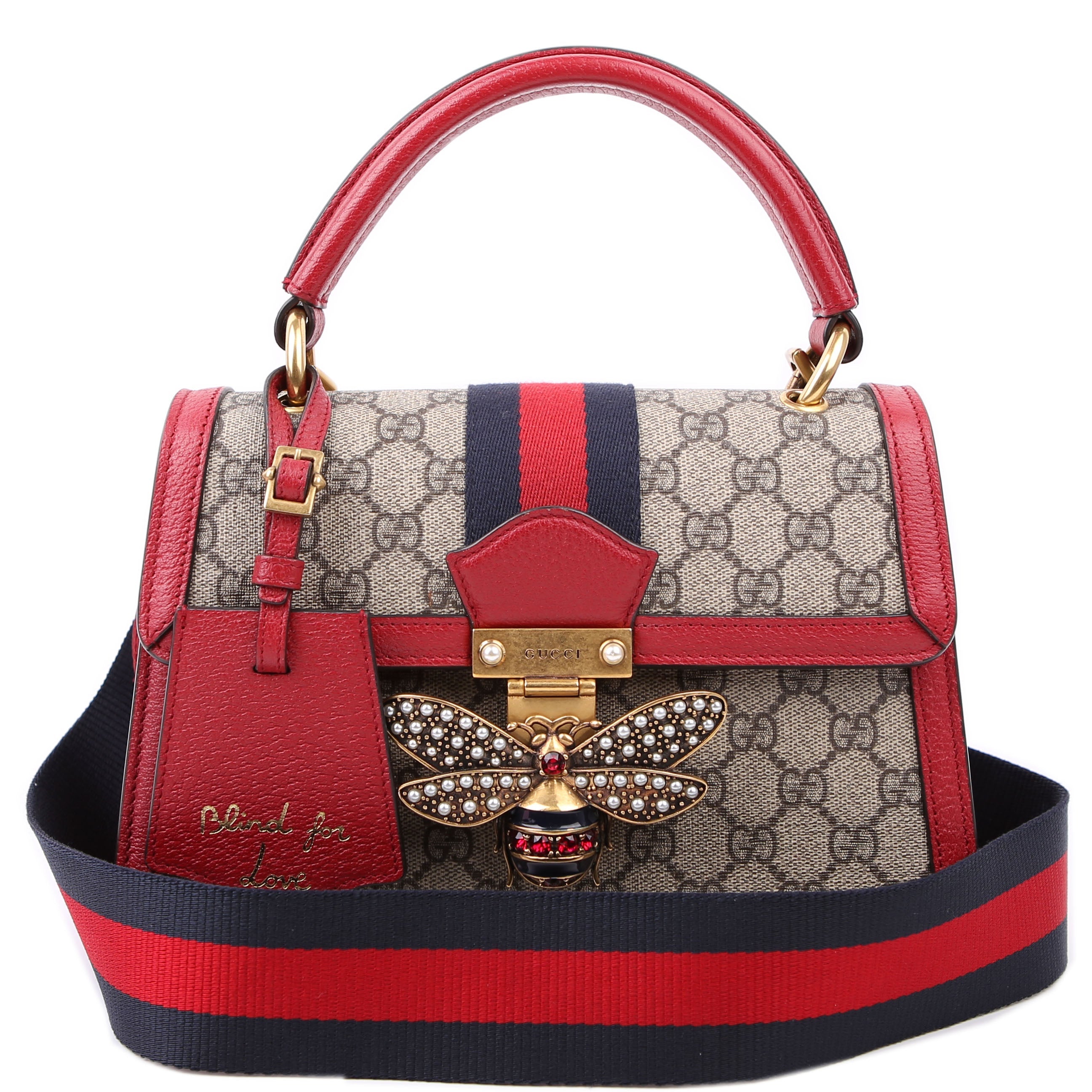 Gucci 476541 Queen Margaret Top Handle Red