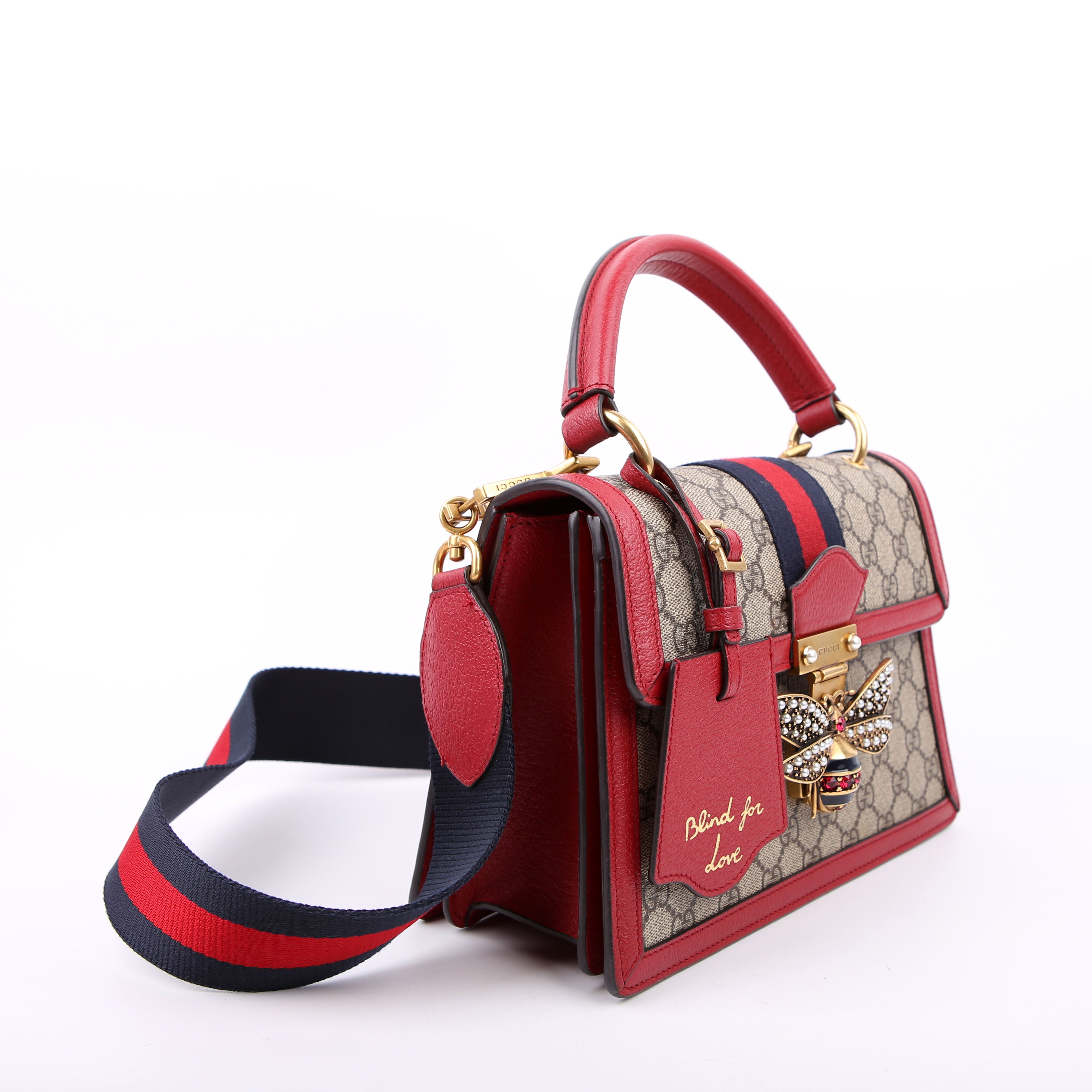 Gucci 476541 Queen Margaret Top Handle Red