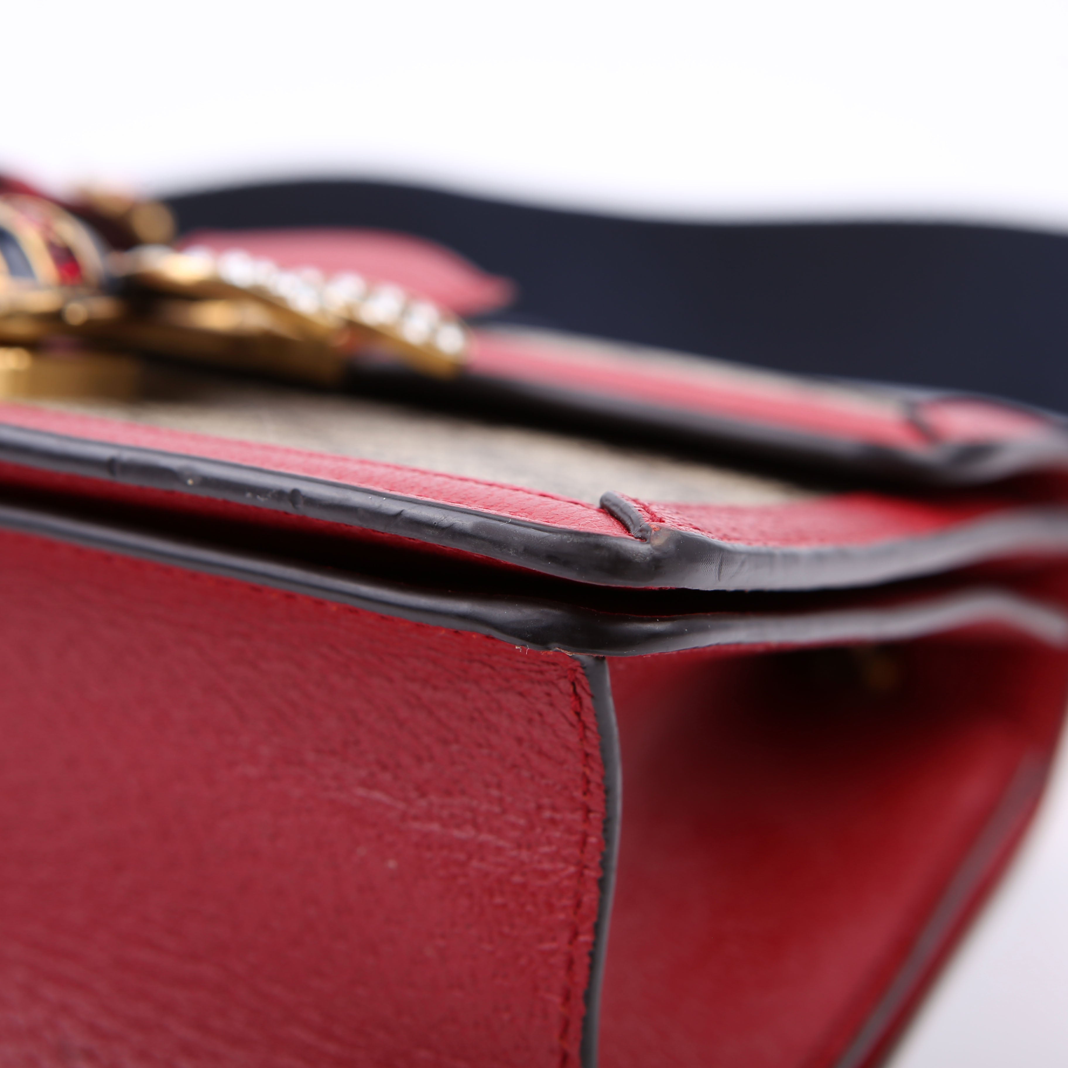 Gucci 476541 Queen Margaret Top Handle Red