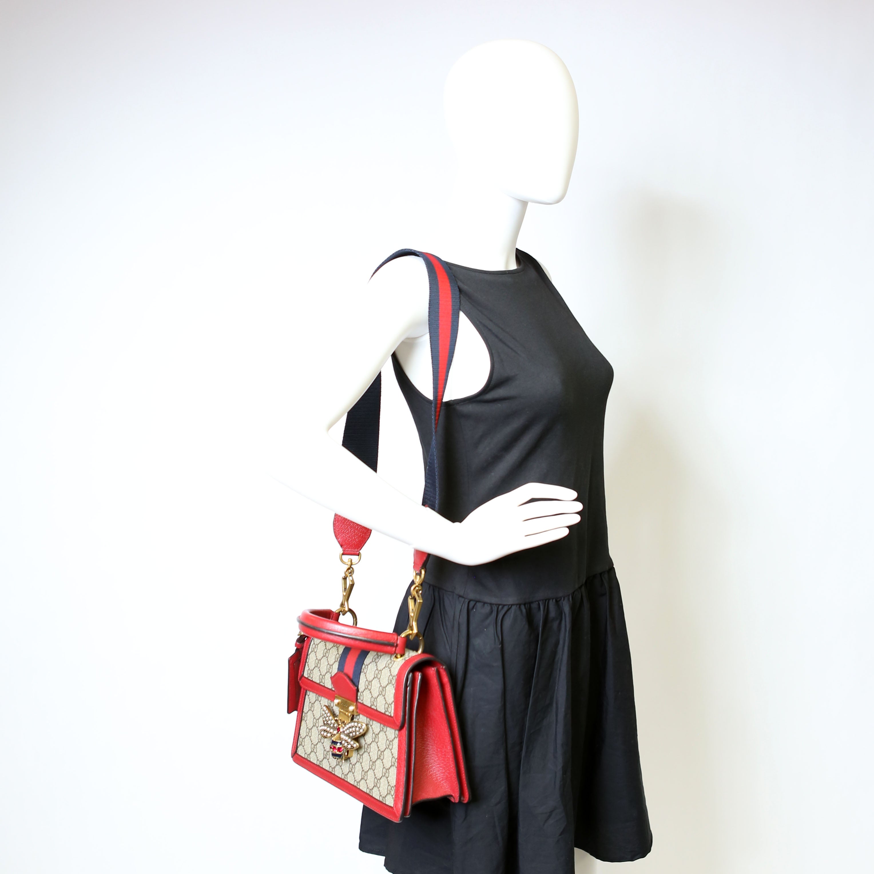 Gucci 476541 Queen Margaret Top Handle Red