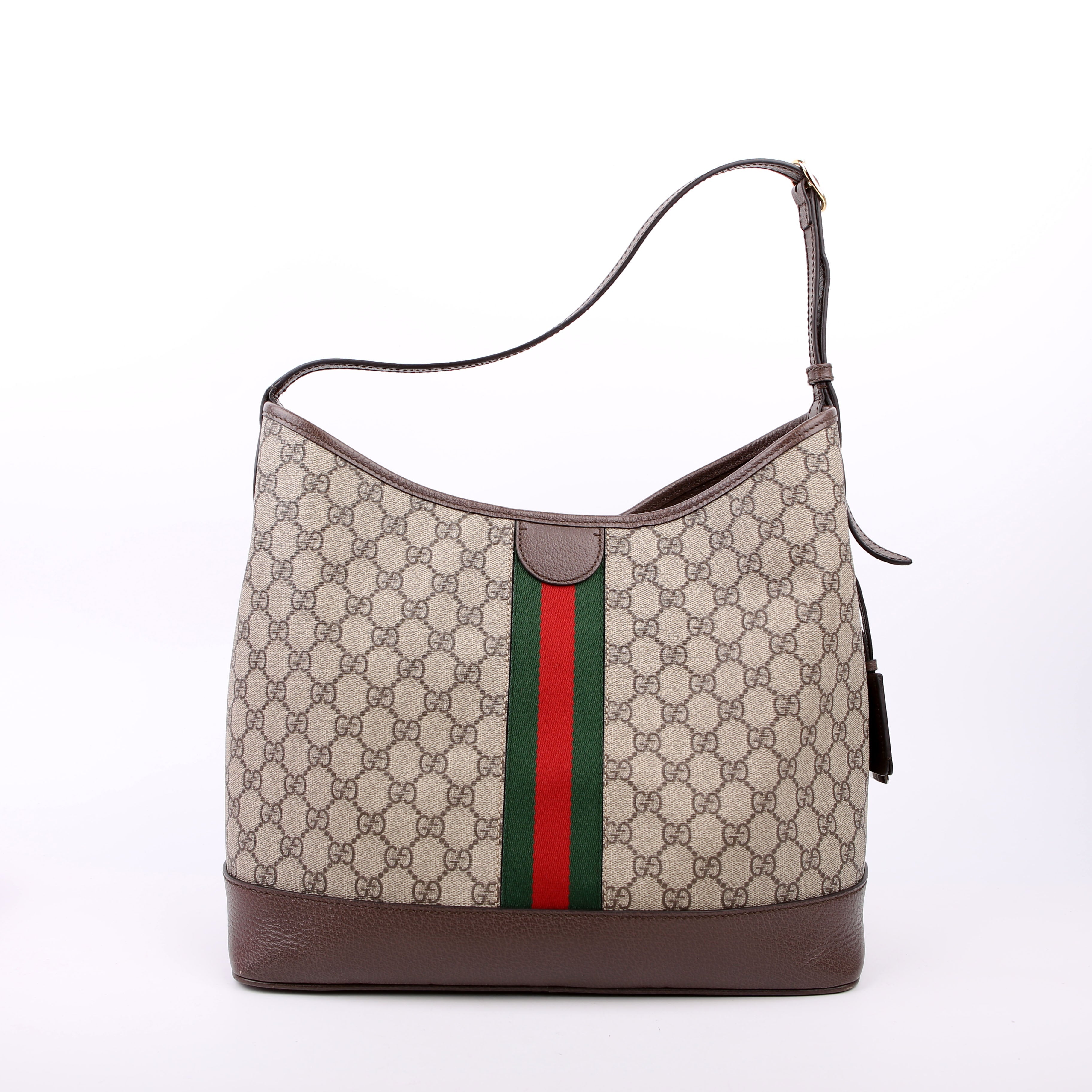 Gucci 781392 GG Supreme Ophidia Shoulder Large Brown