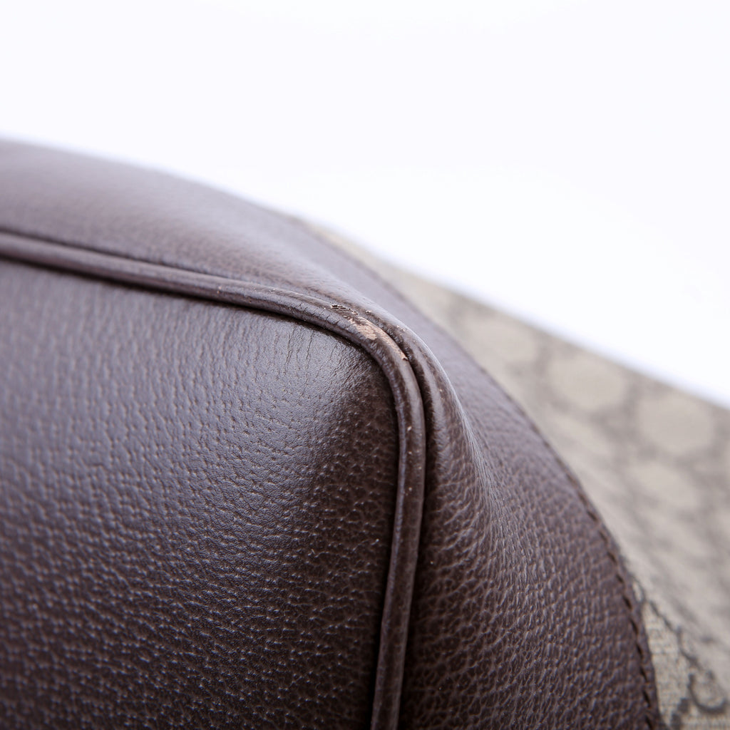 Gucci 781392 GG Supreme Ophidia Shoulder Large Brown