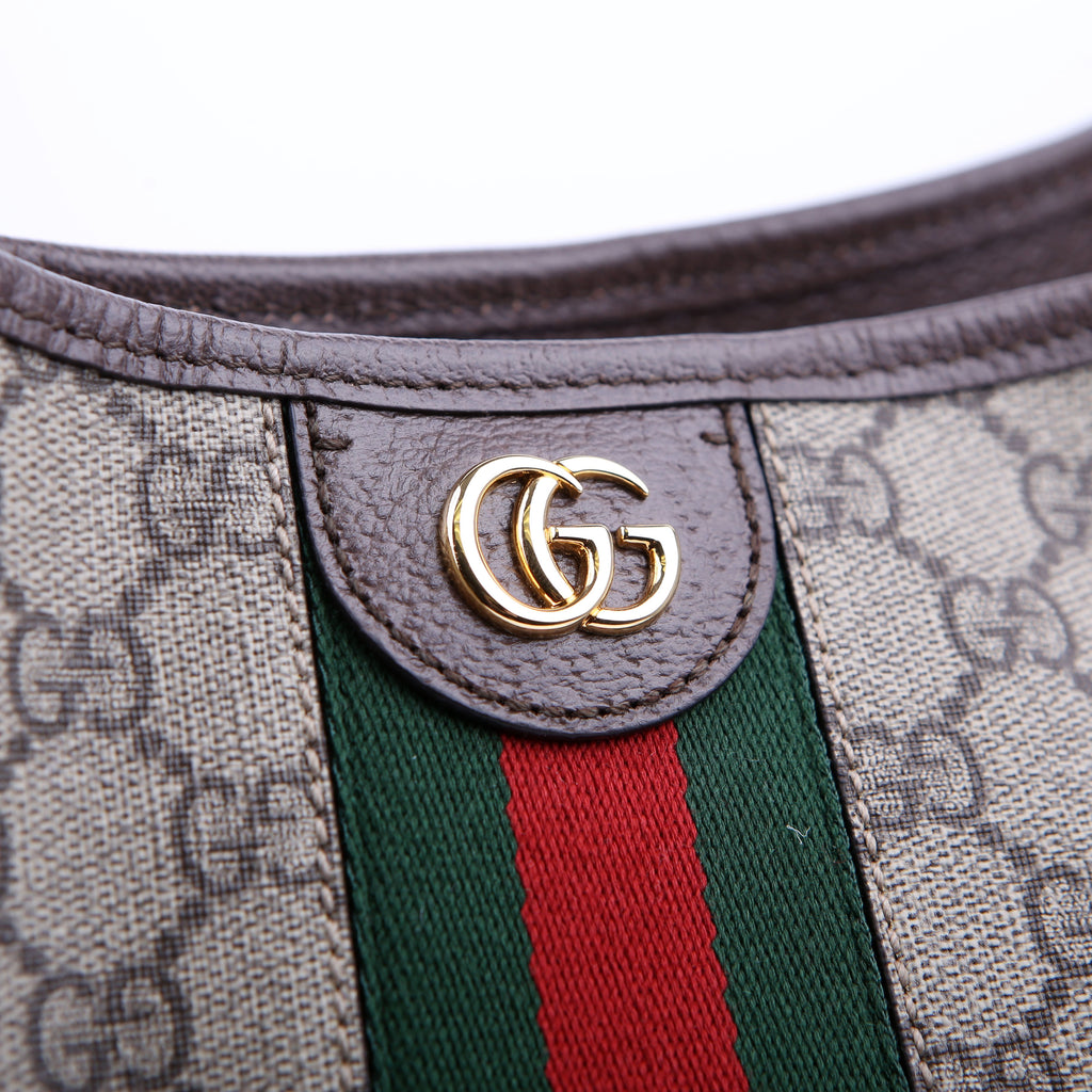 Gucci 781392 GG Supreme Ophidia Shoulder Large Brown