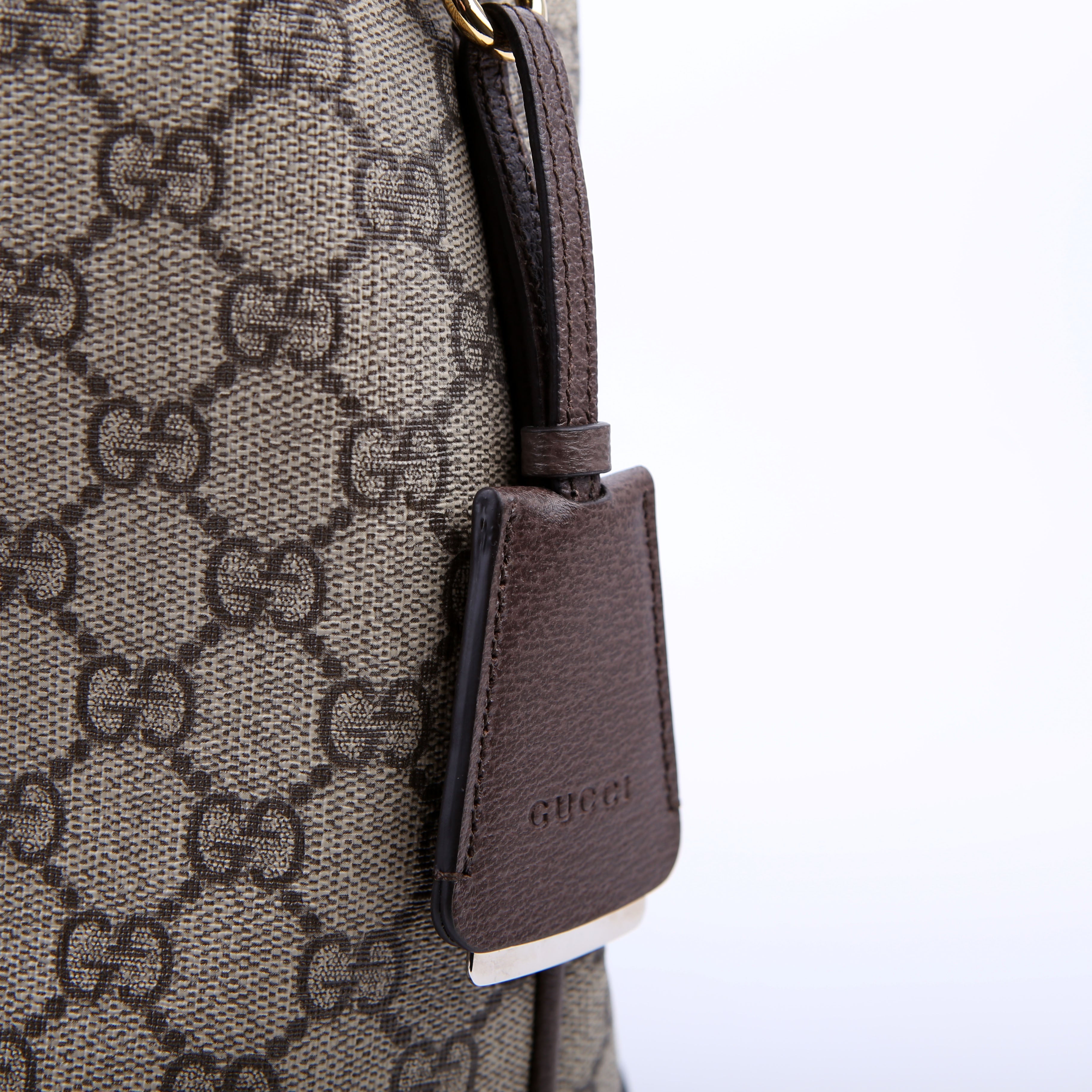 Gucci 781392 GG Supreme Ophidia Shoulder Large Brown