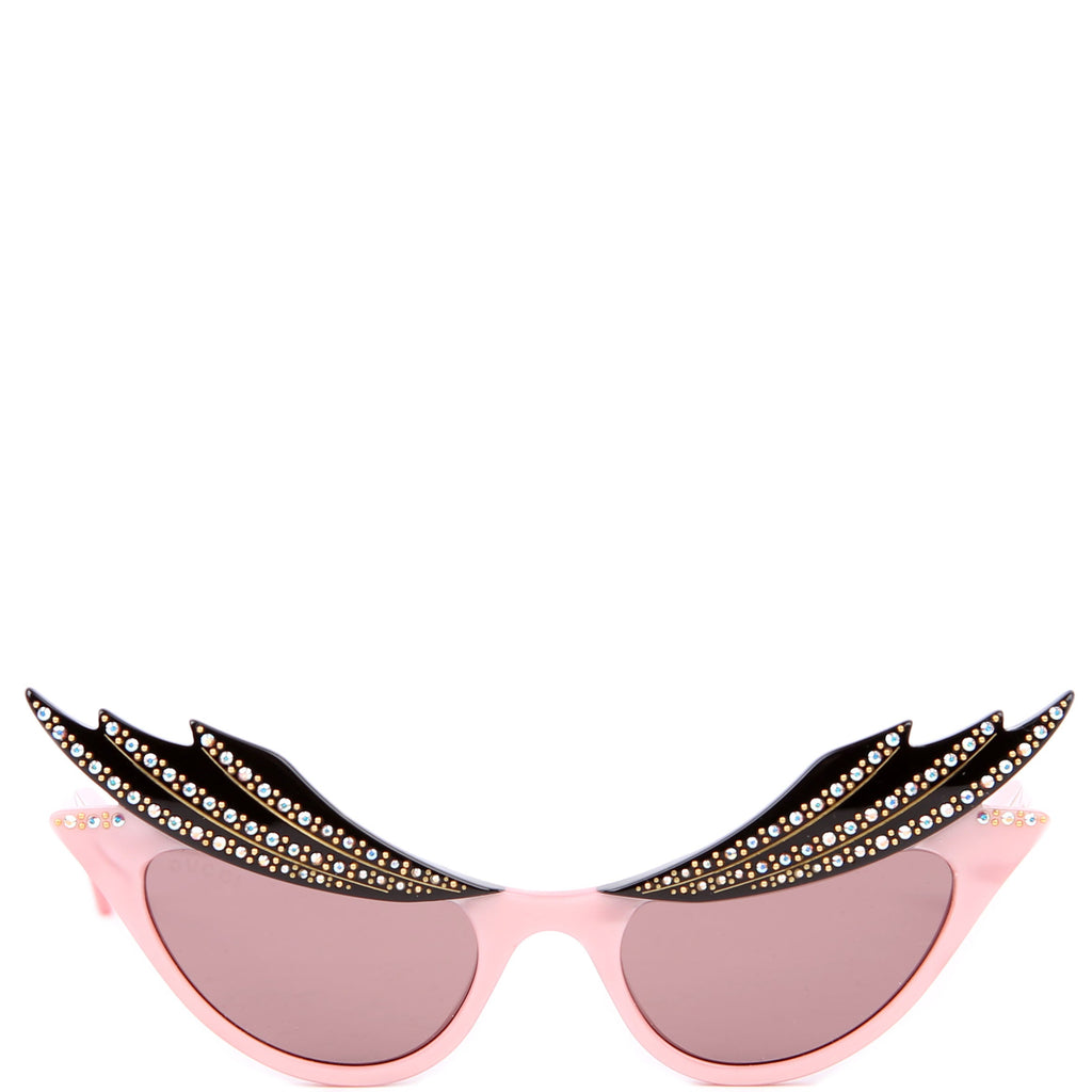 Gucci GG1094S Hollywood Forever Cat Eye Sunglasses Pink