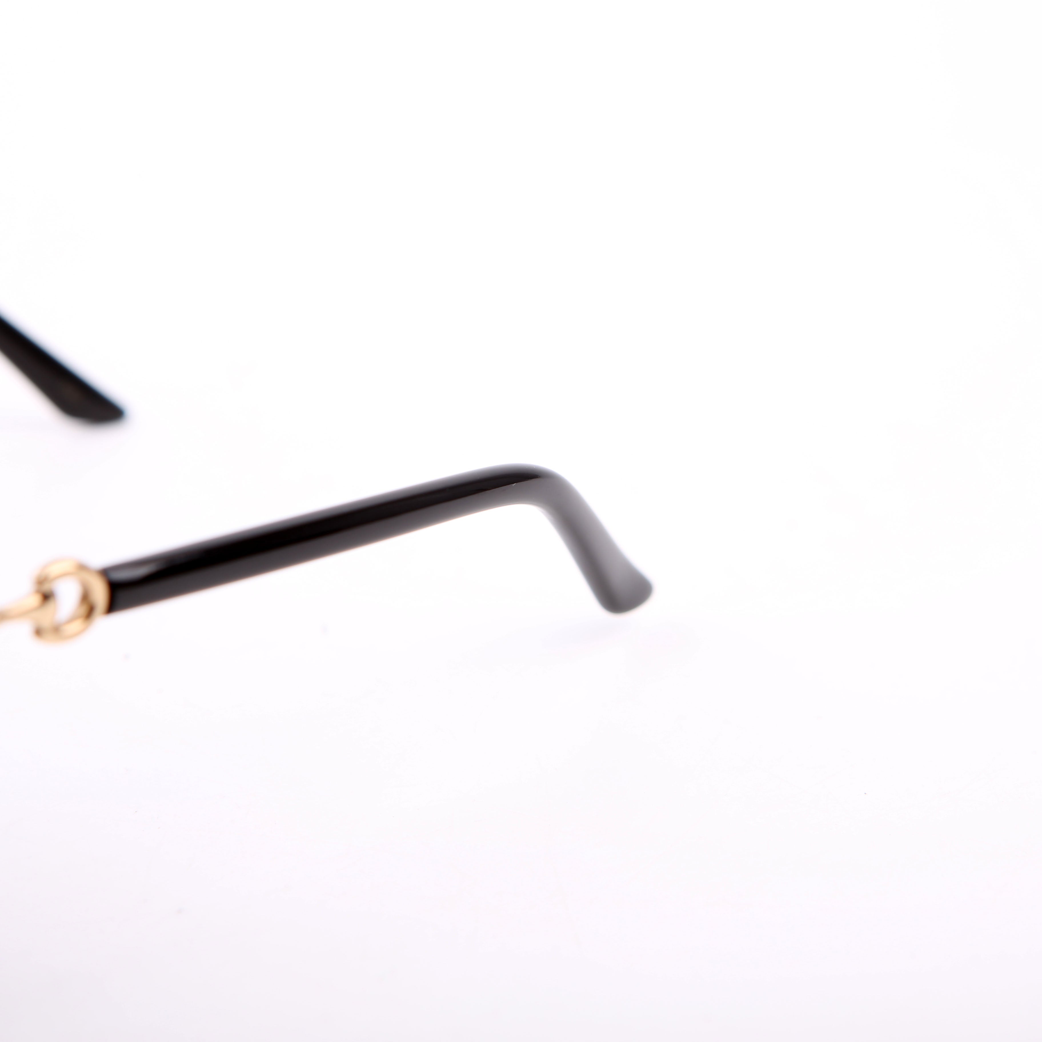 GG0890SA Oversized Square Horsebit Sunglasses Black