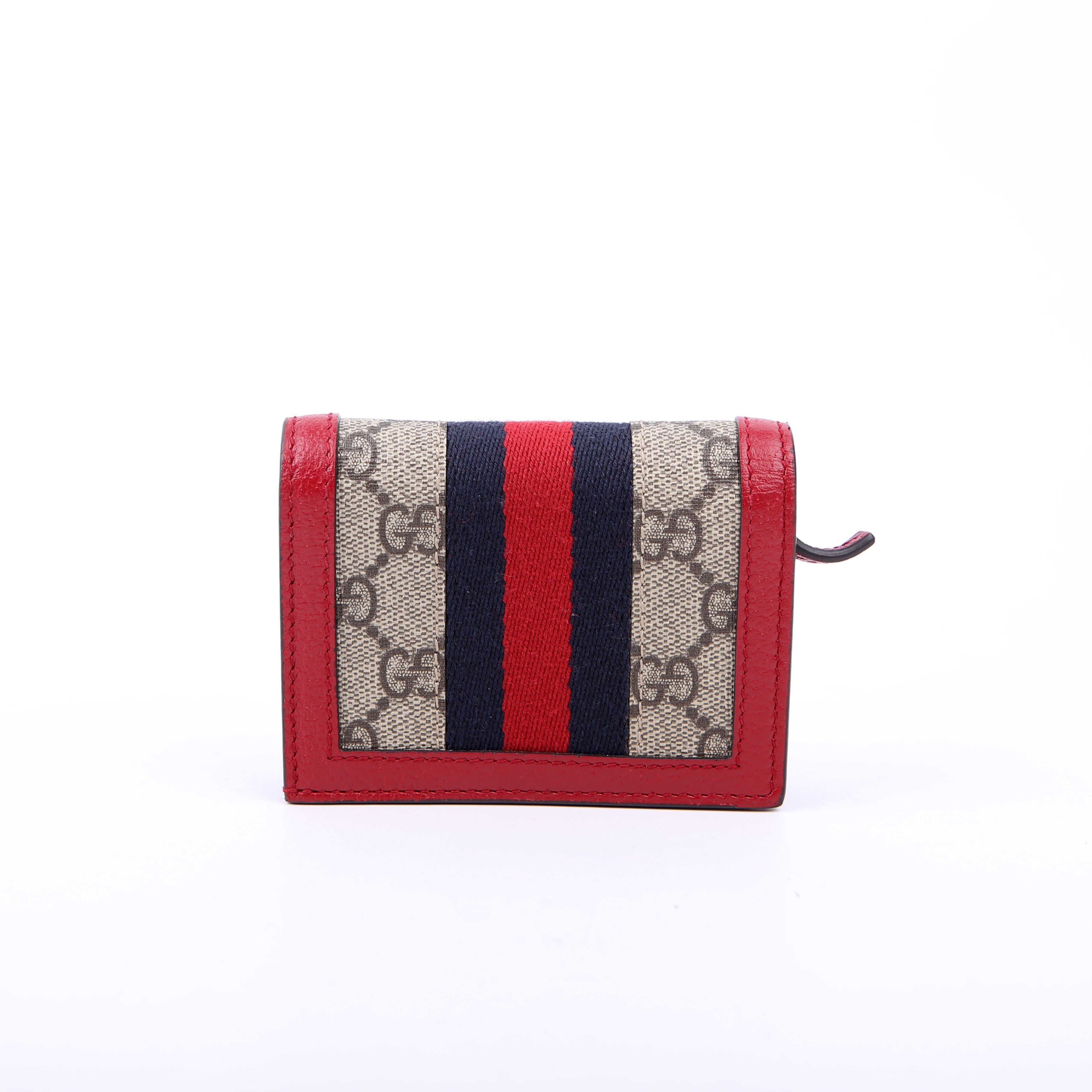 Gucci 476072 Queen Margaret Card Case Red
