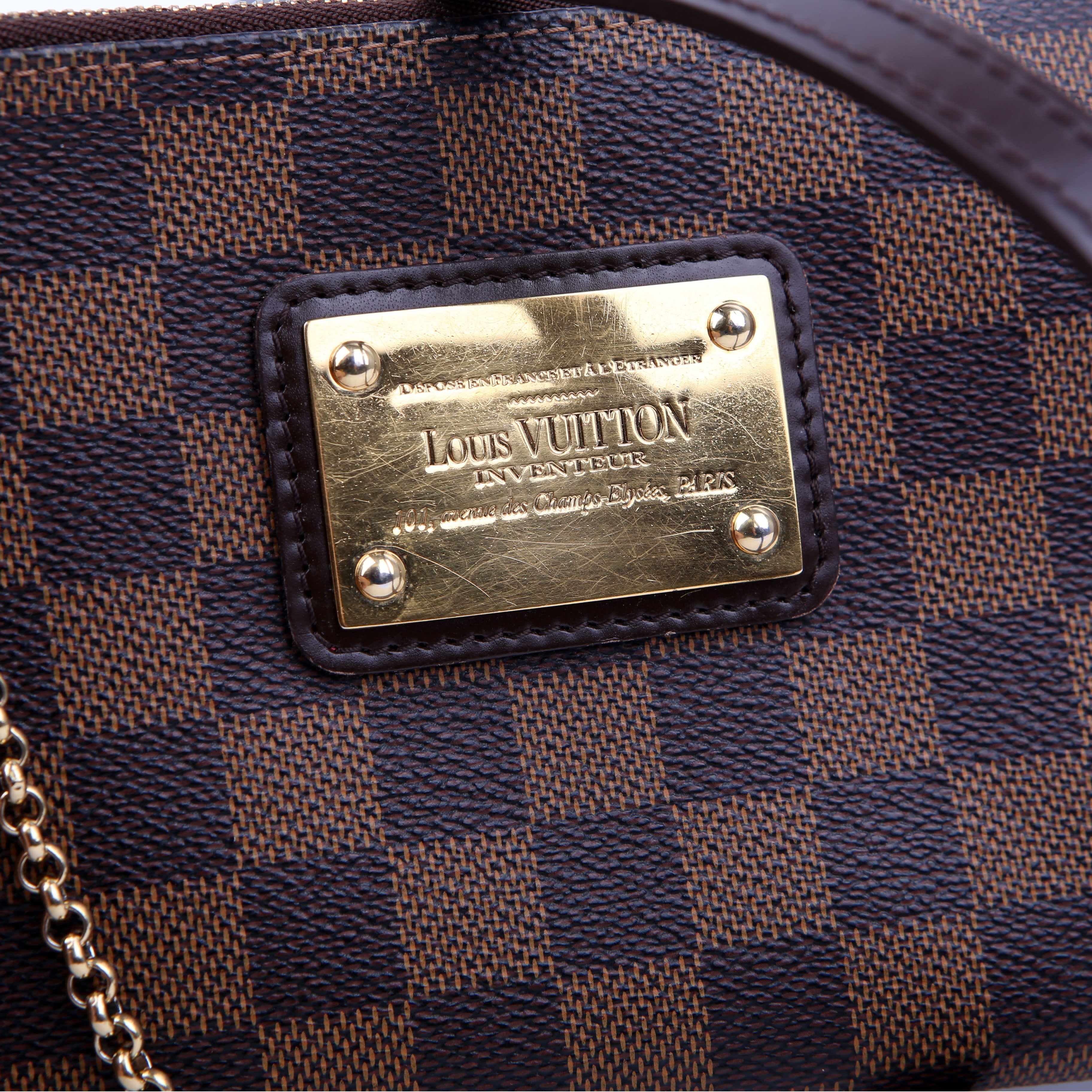 Eva Clutch Damier Ebene