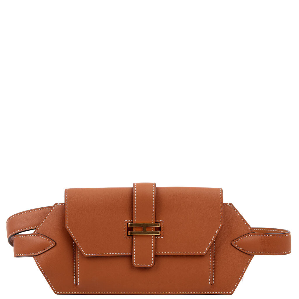 Hermes Elan Pocket Belt Bag Swift Brown