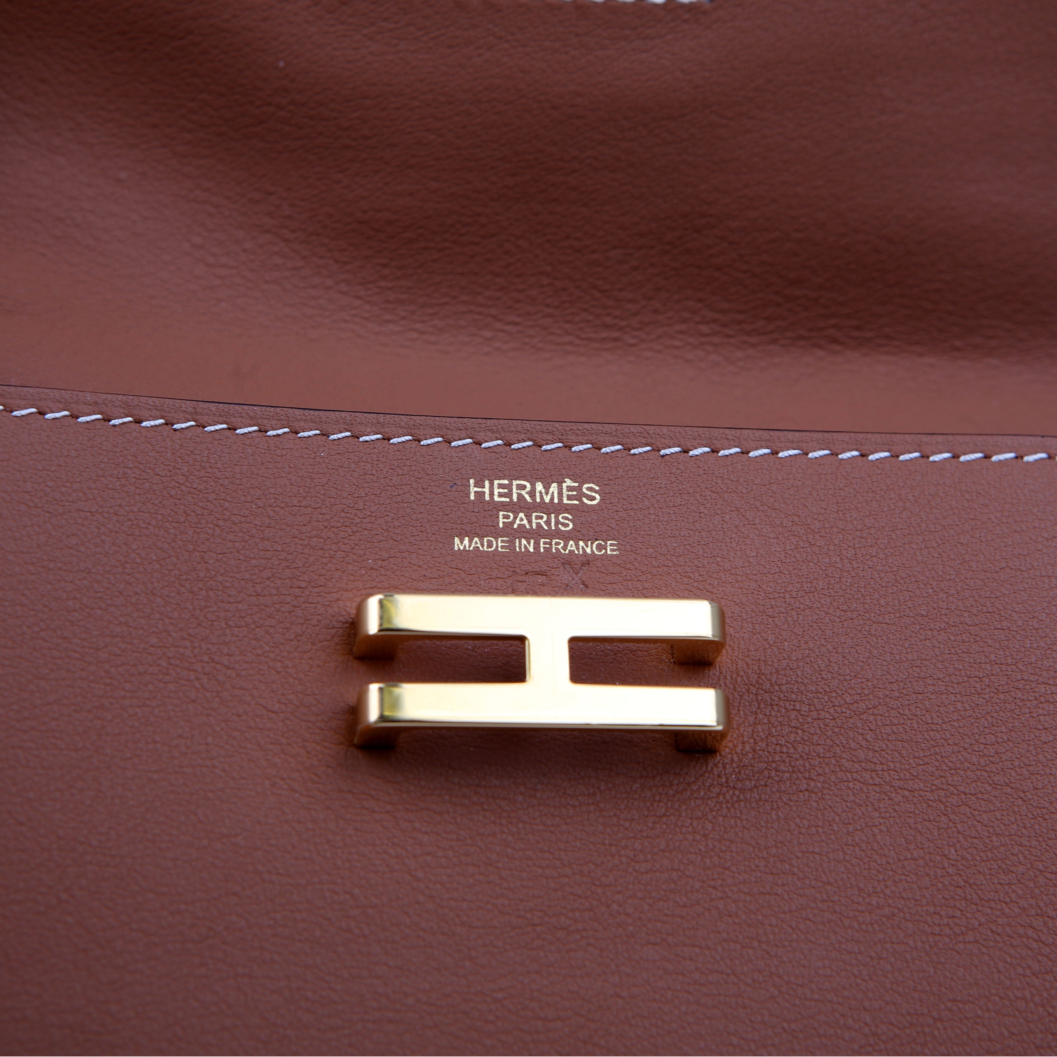 Hermes Elan Pocket Belt Bag Swift Brown