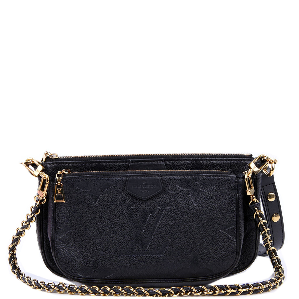 Multi Pochette Empreinte Black