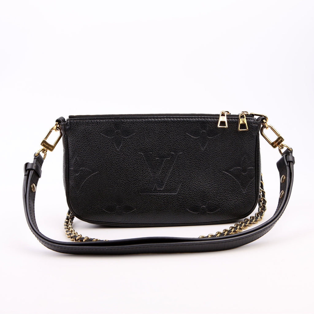 Multi Pochette Empreinte Black