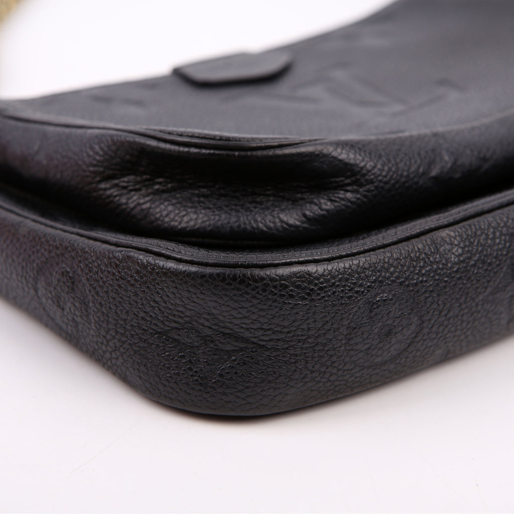 Multi Pochette Empreinte Black