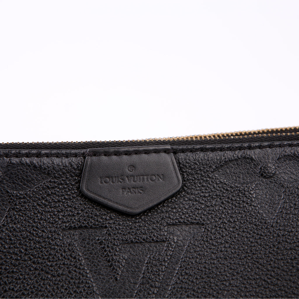 Multi Pochette Empreinte Black