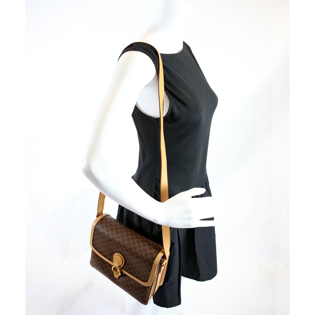 Macadam Shoulder Bag Vintage Brown