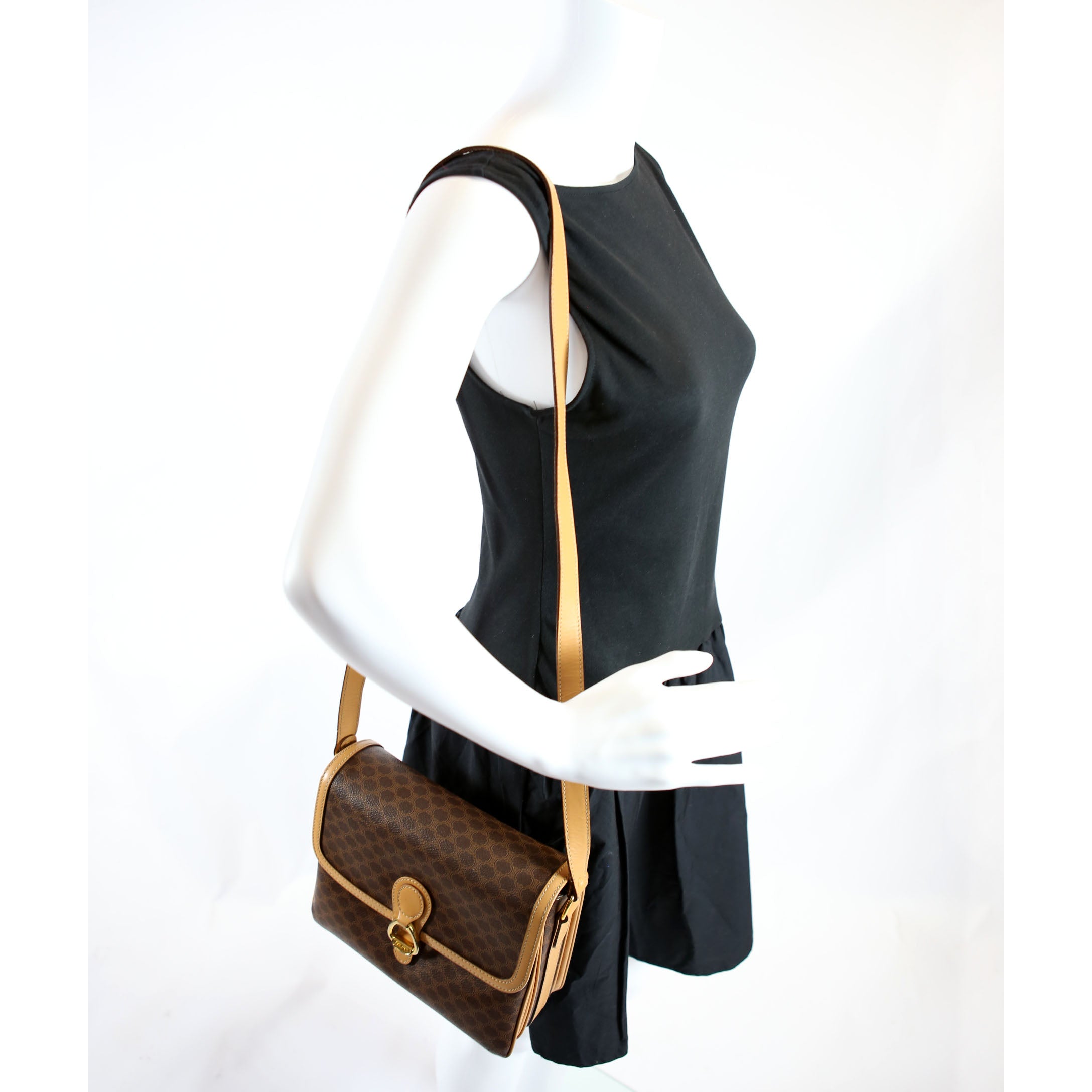 Macadam Shoulder Bag Vintage Brown