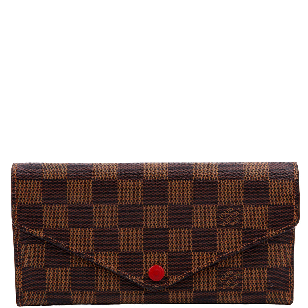 Josephine Wallet Damier Ebene Red