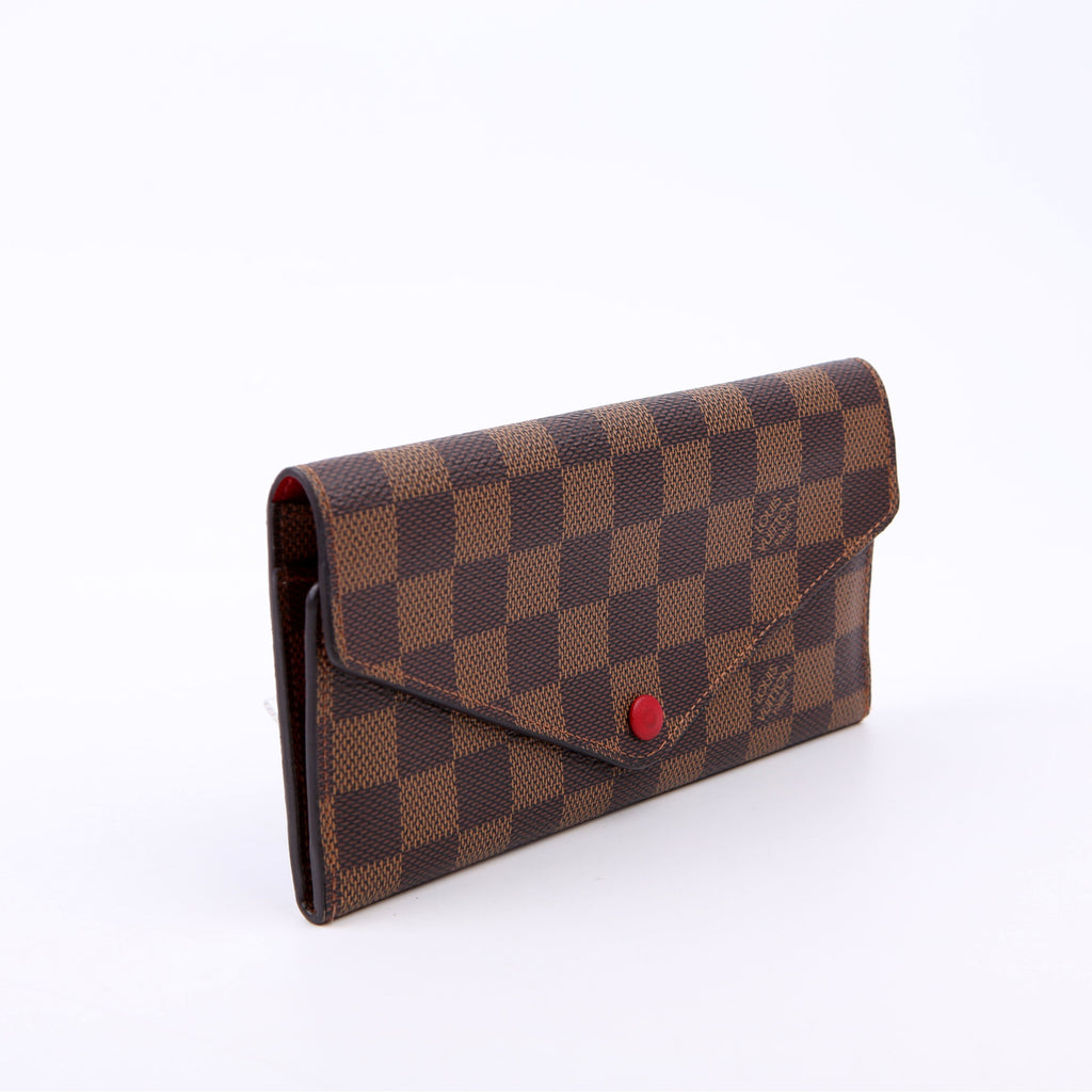 Josephine Wallet Damier Ebene Red
