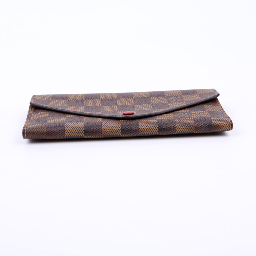 Josephine Wallet Damier Ebene Red