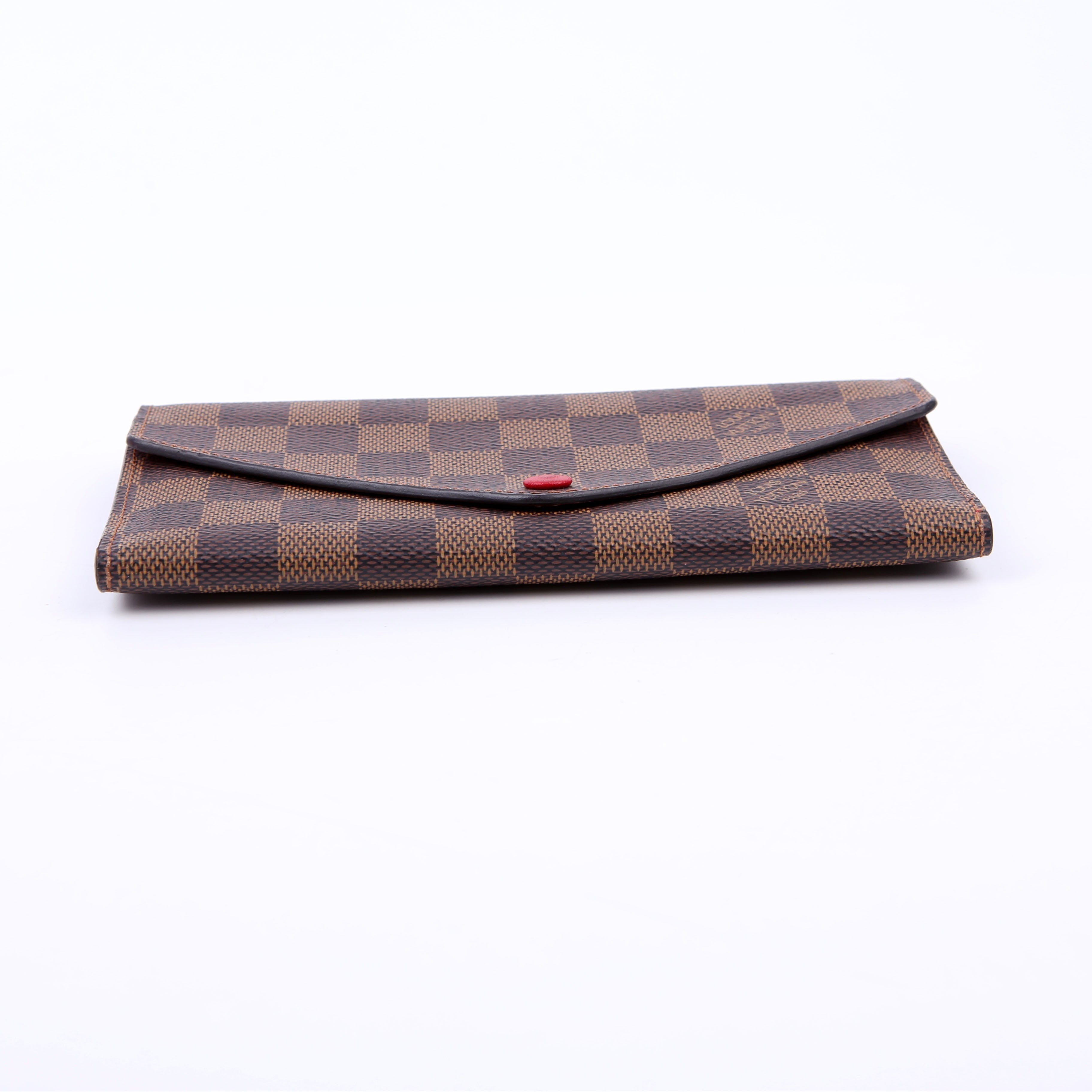 Josephine Wallet Damier Ebene Red