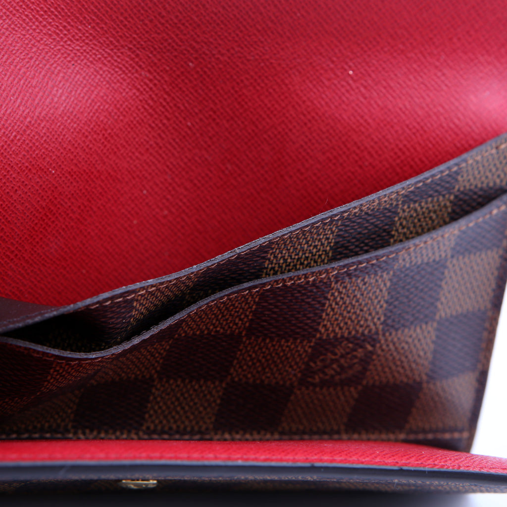 Josephine Wallet Damier Ebene Red