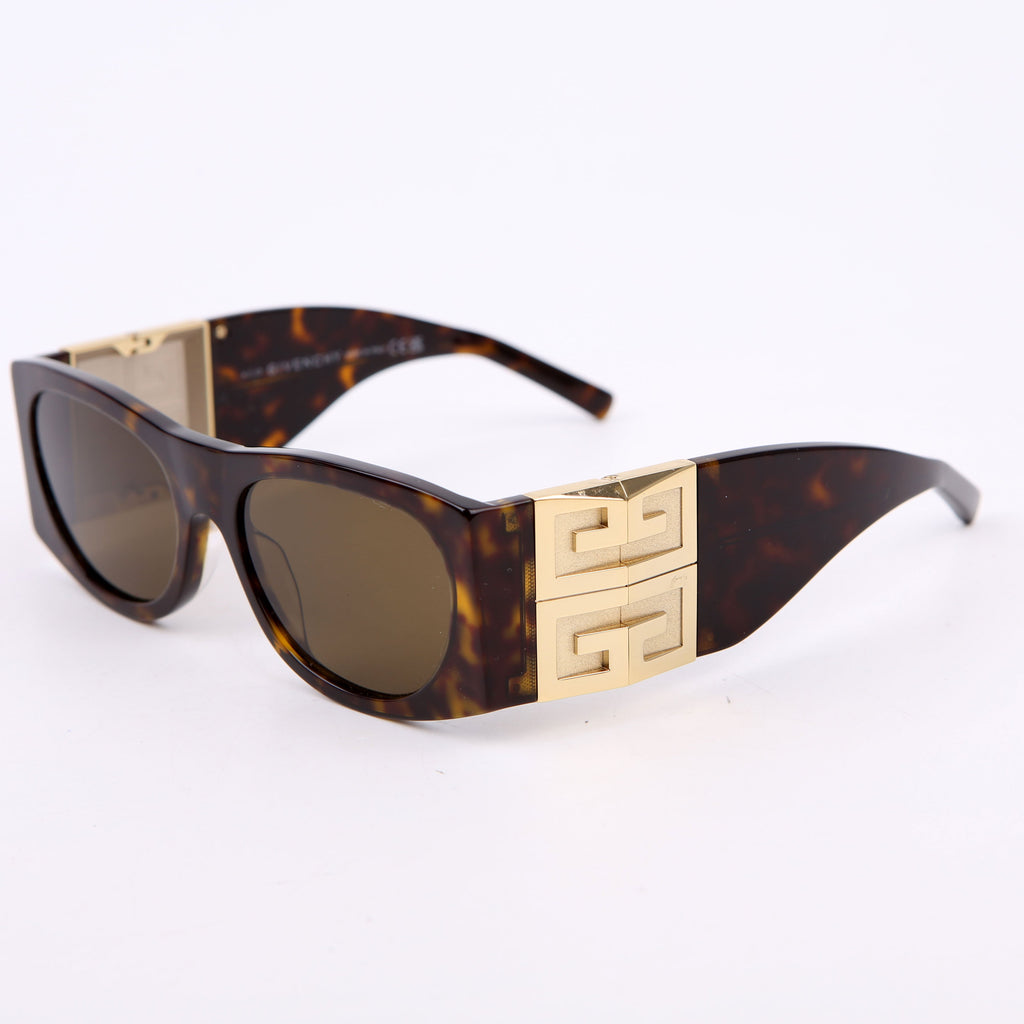 GV400281 4G 56MM Rectangle Sunglasses Brown