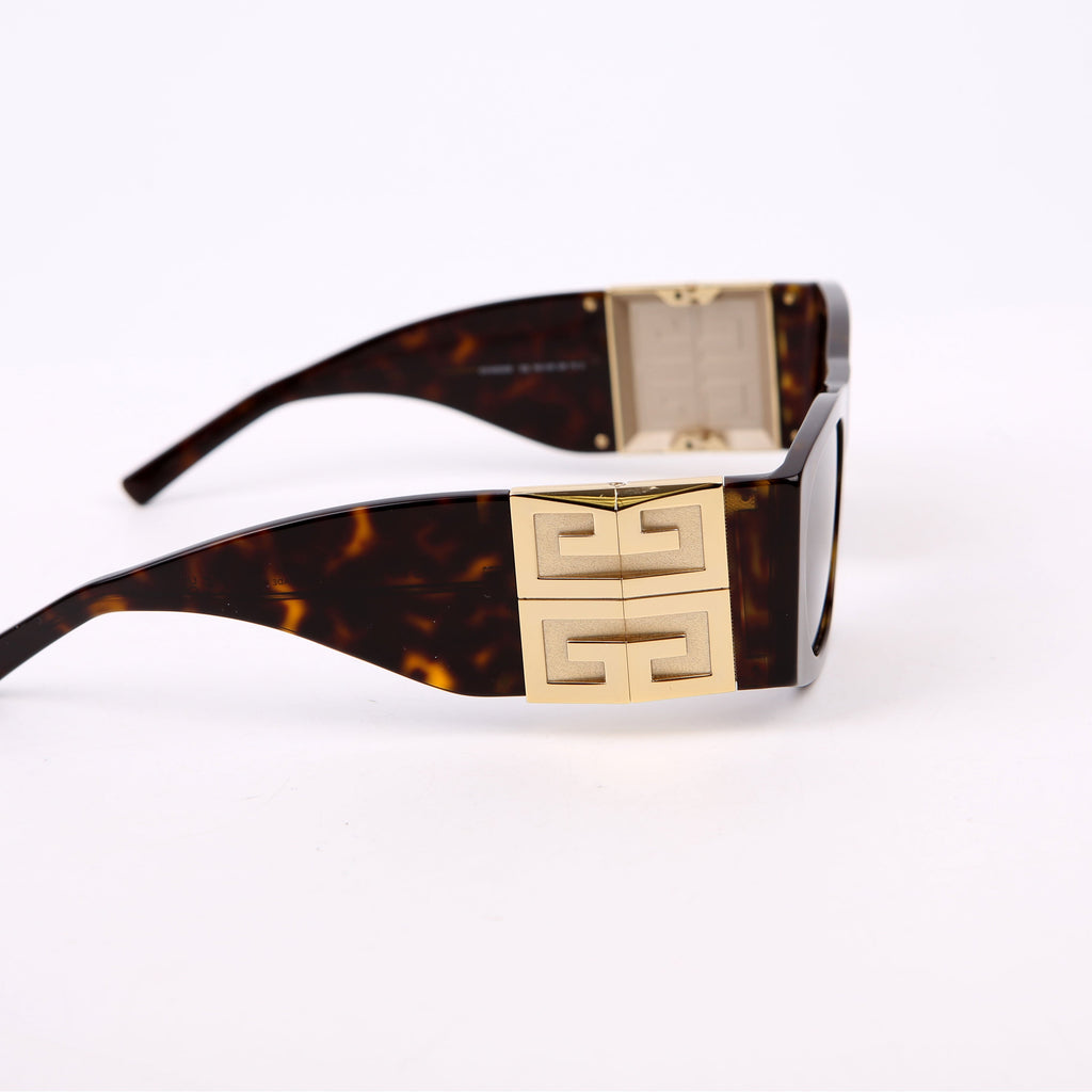 GV400281 4G 56MM Rectangle Sunglasses Brown