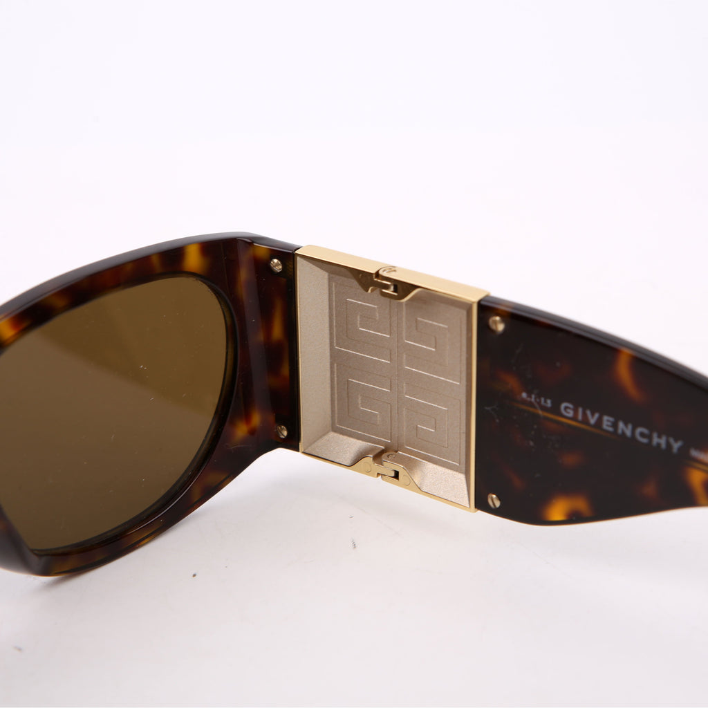 GV400281 4G 56MM Rectangle Sunglasses Brown