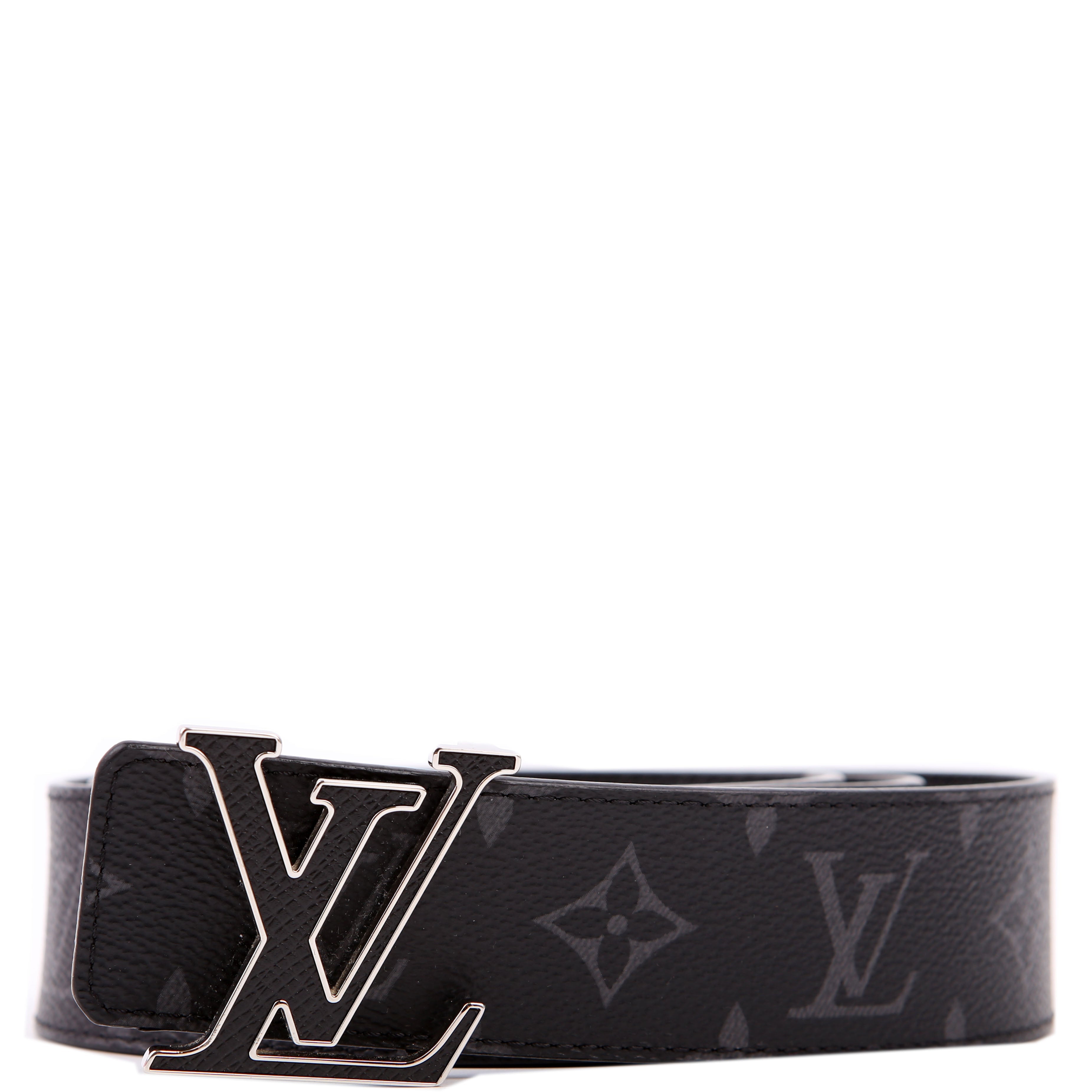 LV Initiales 40MM Reversible Leather/Monogram Eclipse Belt Size 85/34