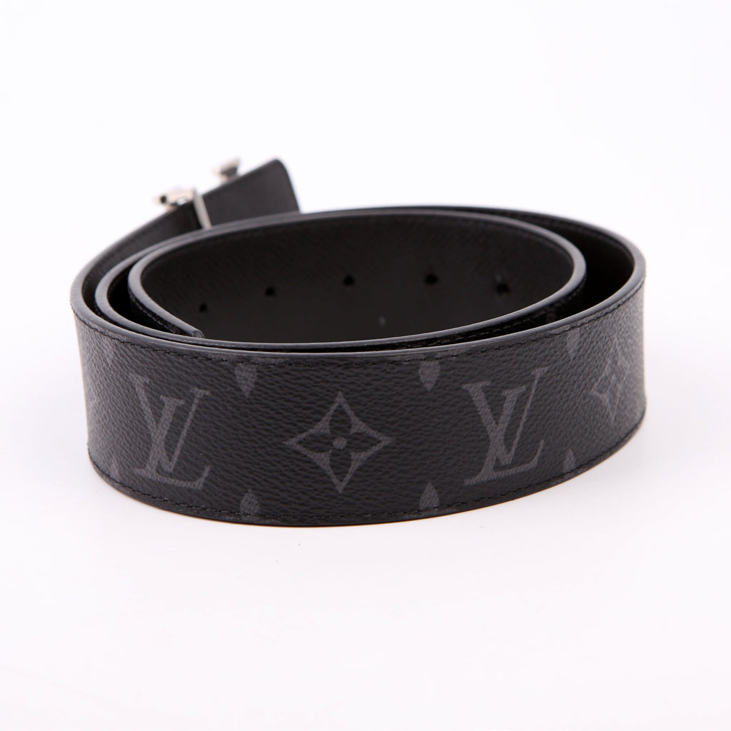 LV Initiales 40MM Reversible Leather/Monogram Eclipse Belt Size 85/34