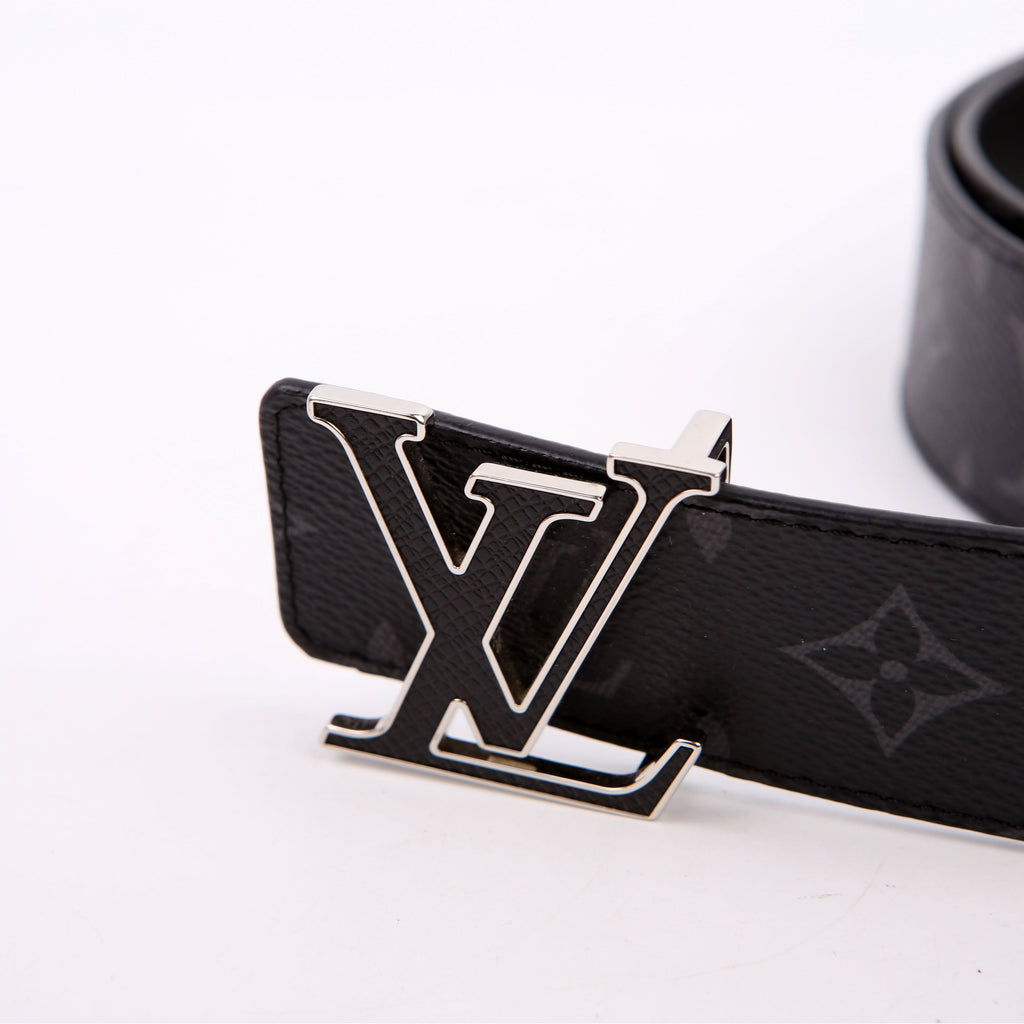 LV Initiales 40MM Reversible Leather/Monogram Eclipse Belt Size 85/34