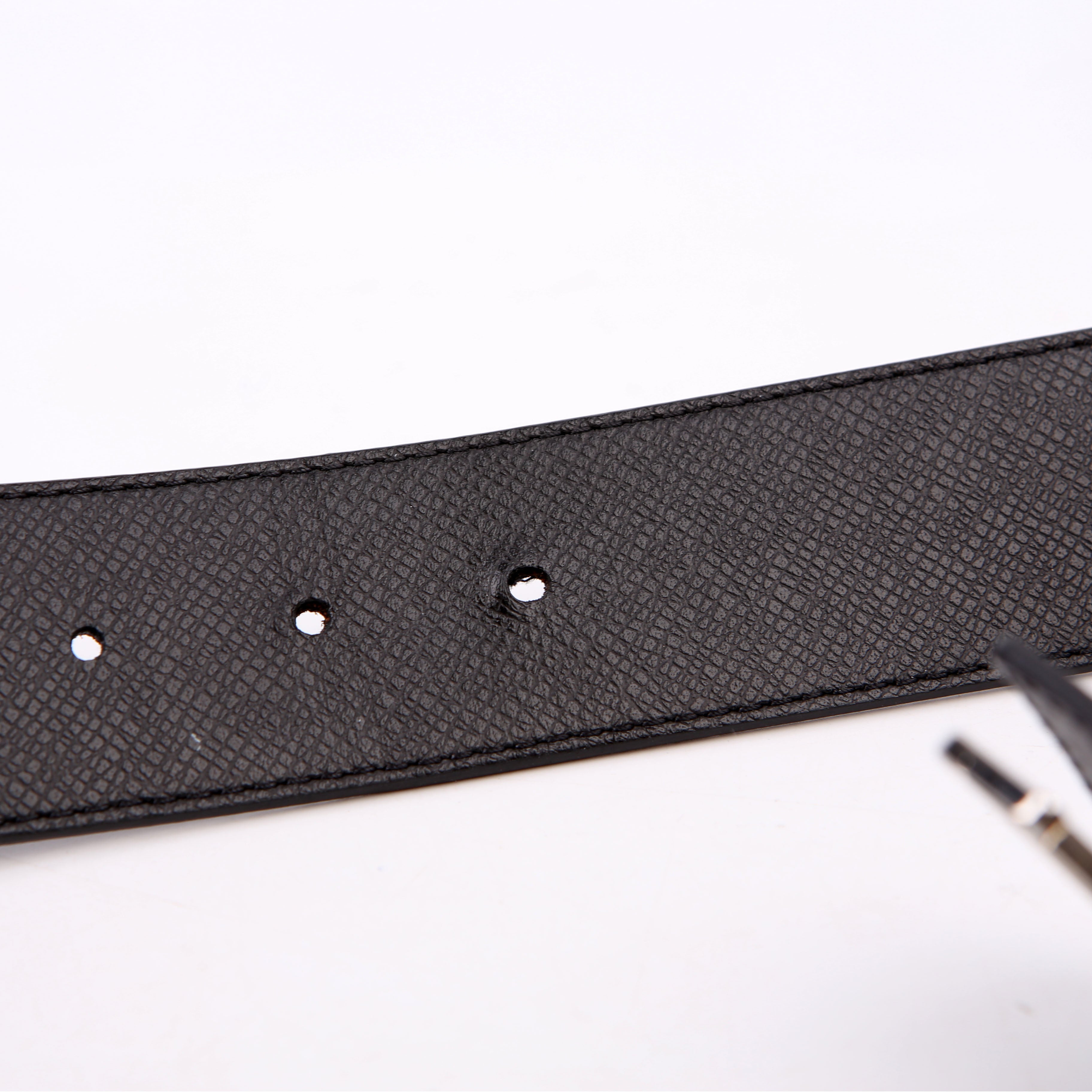 LV Initiales 40MM Reversible Leather/Monogram Eclipse Belt Size 85/34