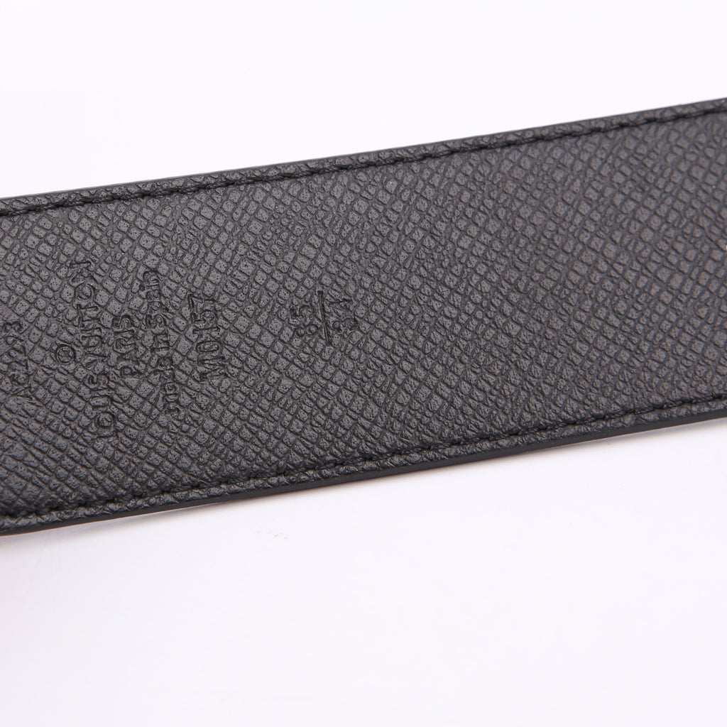 LV Initiales 40MM Reversible Leather/Monogram Eclipse Belt Size 85/34