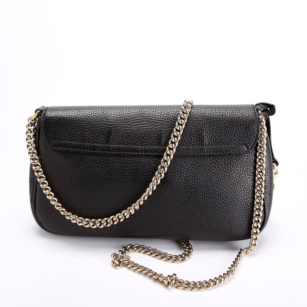 336752 Soho Chain Crossbody Medium Black