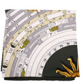 Astrologie 90CM Silk Scarf Green