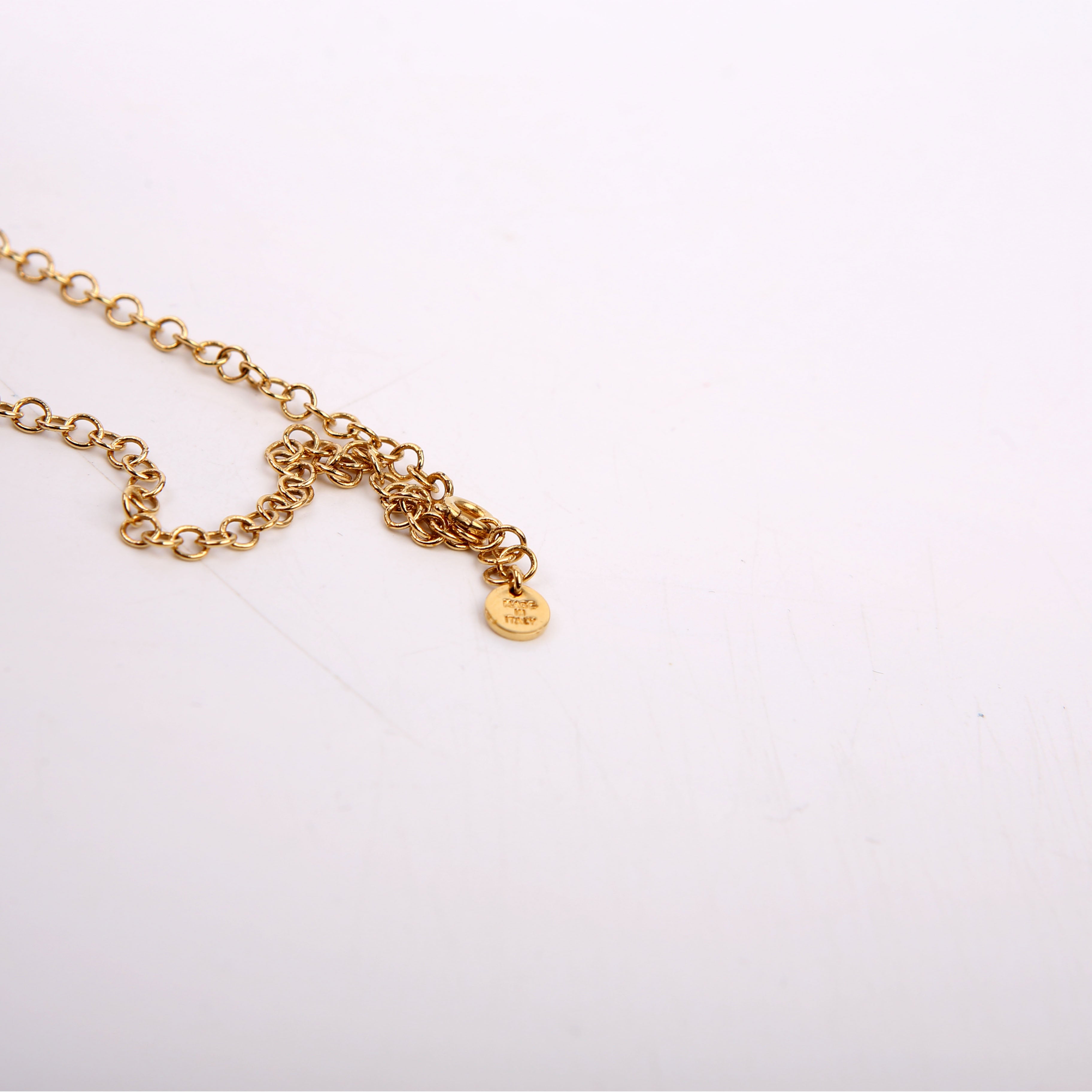 Crystal Embellished Choker Necklace Gold