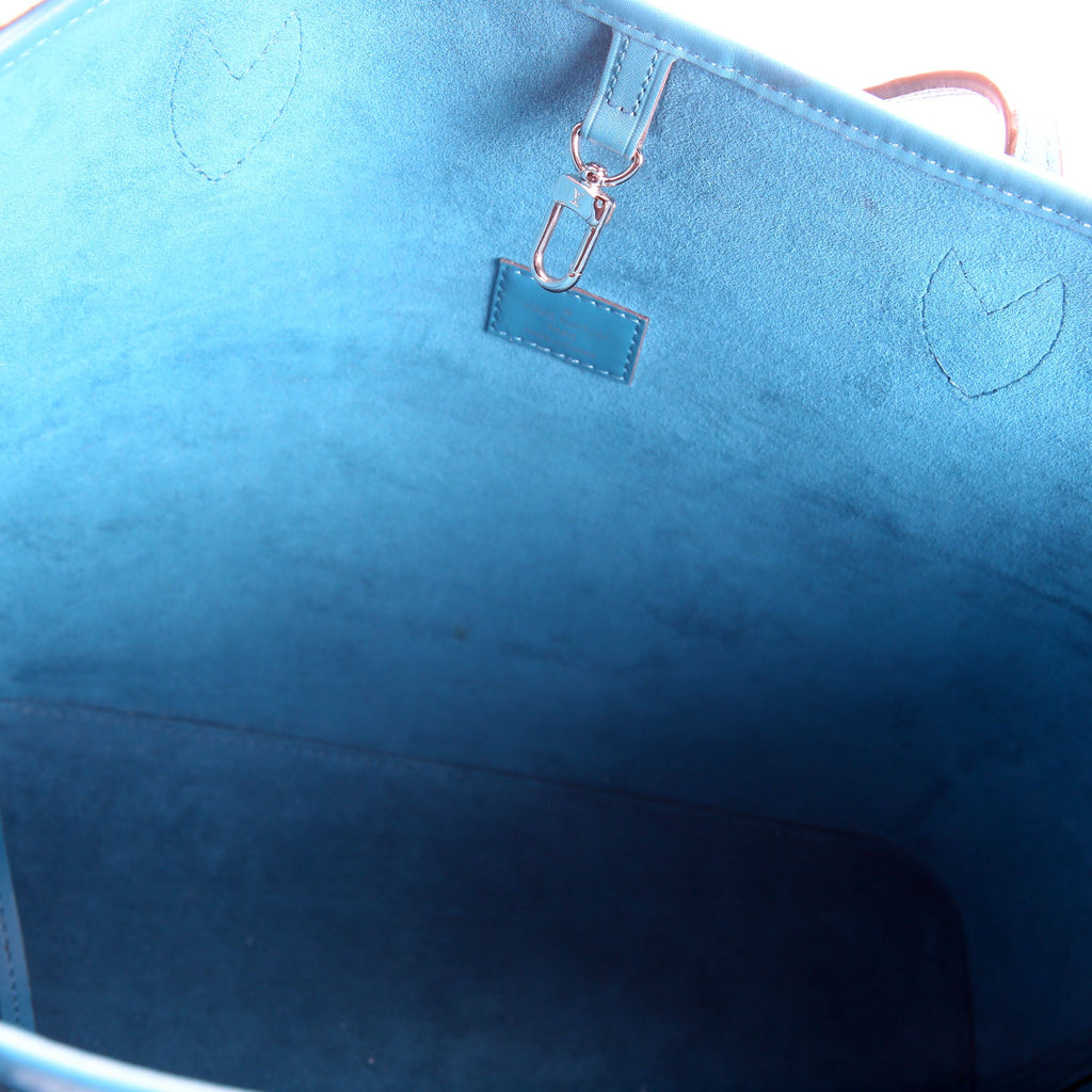 Neverfull With Wallet MM Epi Teal