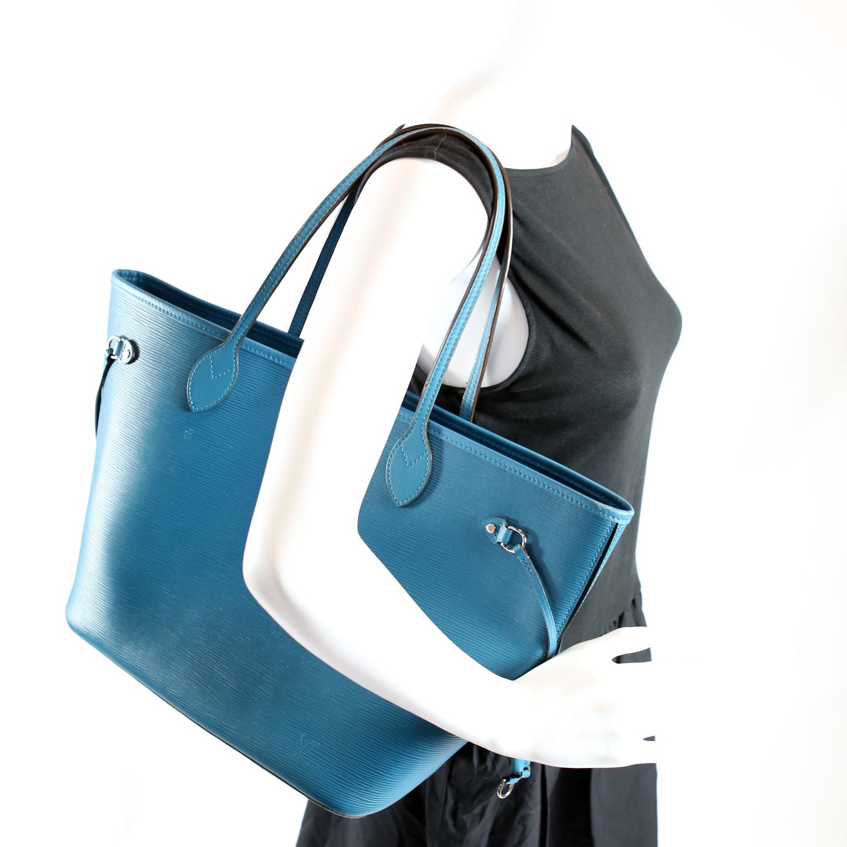 Neverfull With Wallet MM Epi Teal