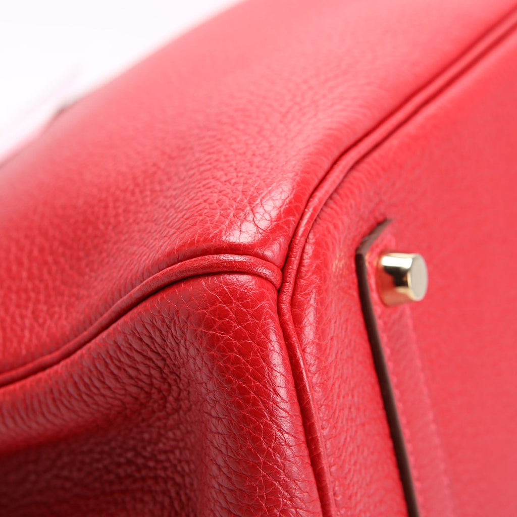 Hermes Birkin 35 Clemence 2012 Red