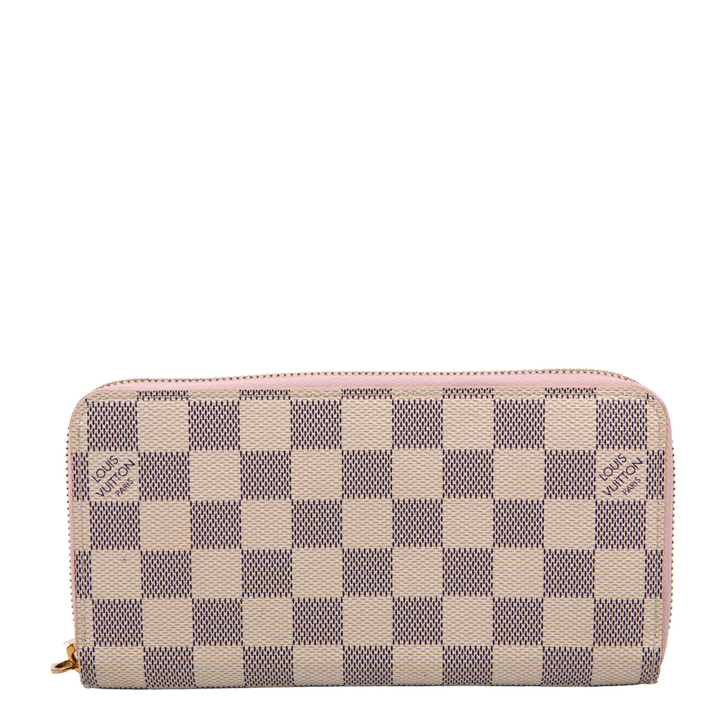 Zippy Wallet Damier Azur Pink