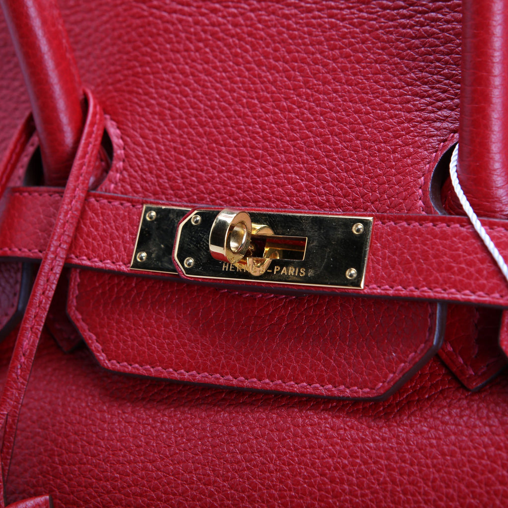 Hermes Birkin 35 Clemence 2012 Red