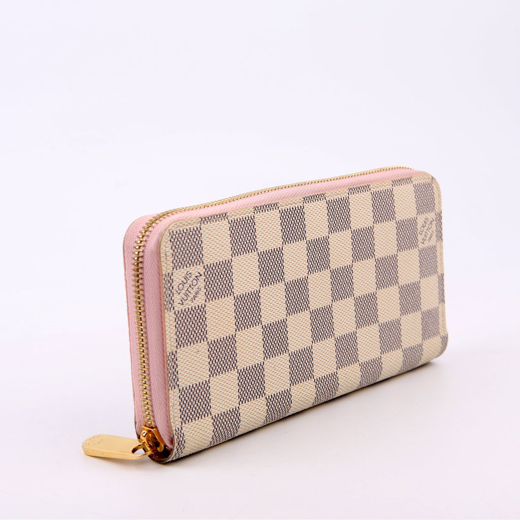Zippy Wallet Damier Azur Pink