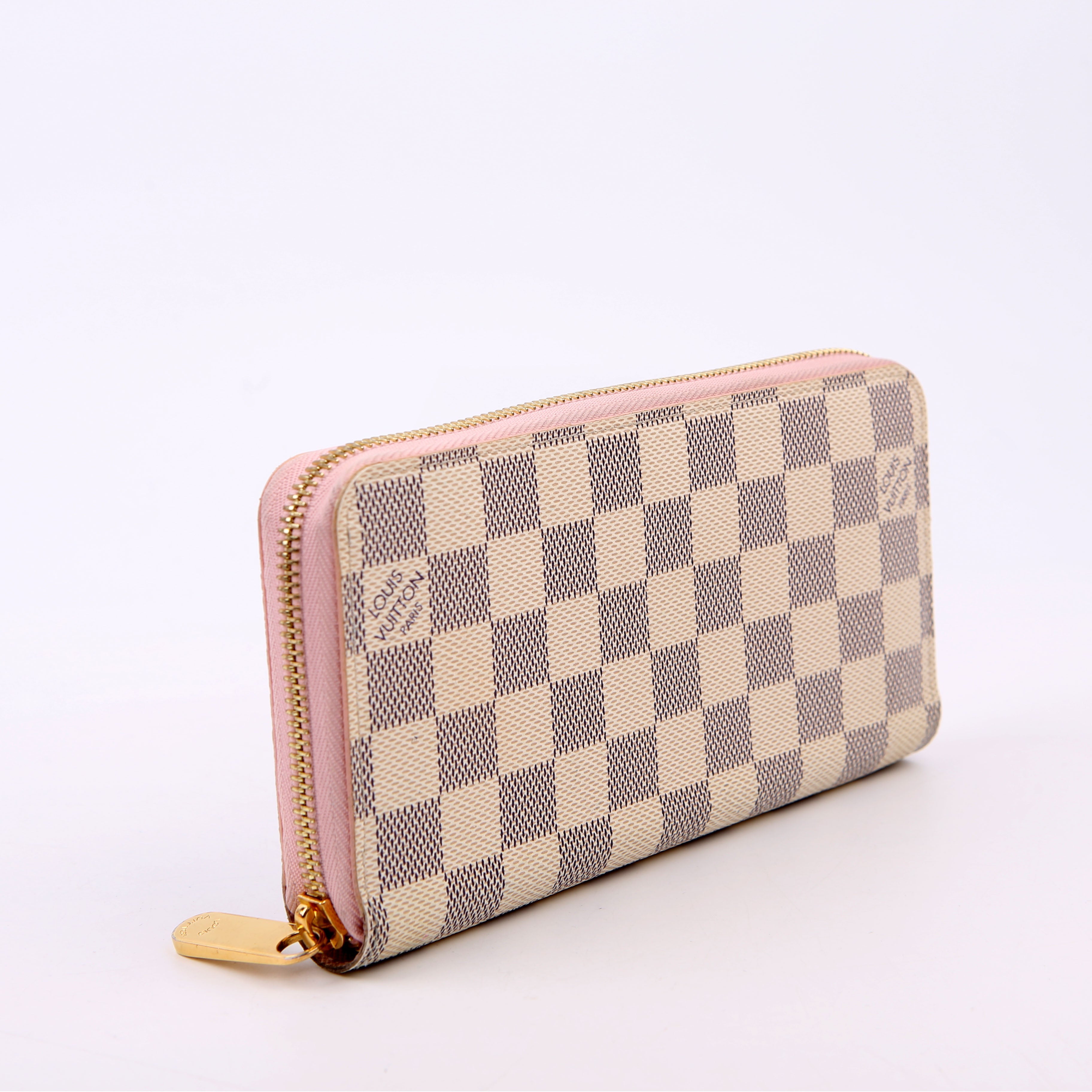 Zippy Wallet Damier Azur Pink