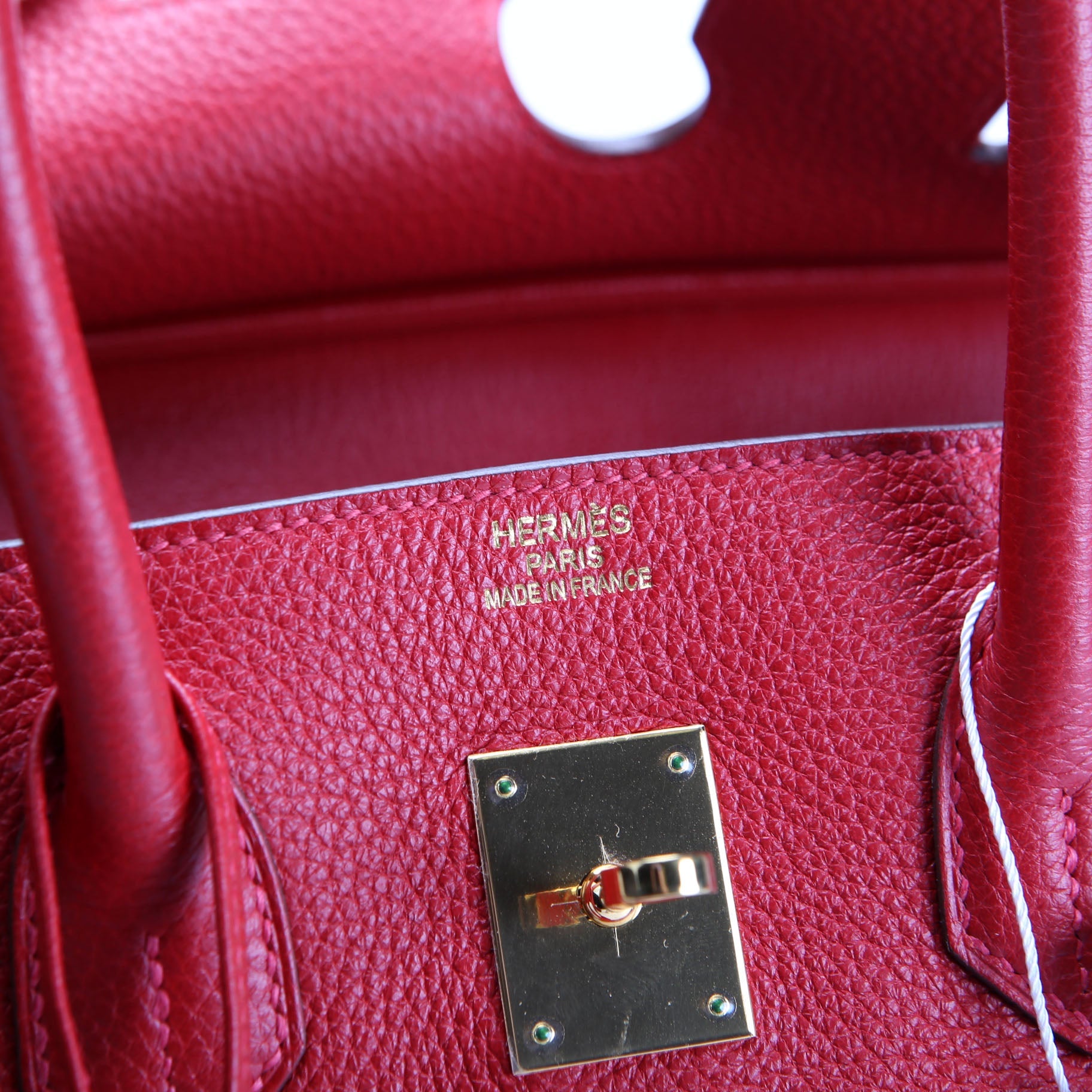 Hermes Birkin 35 Clemence 2012 Red