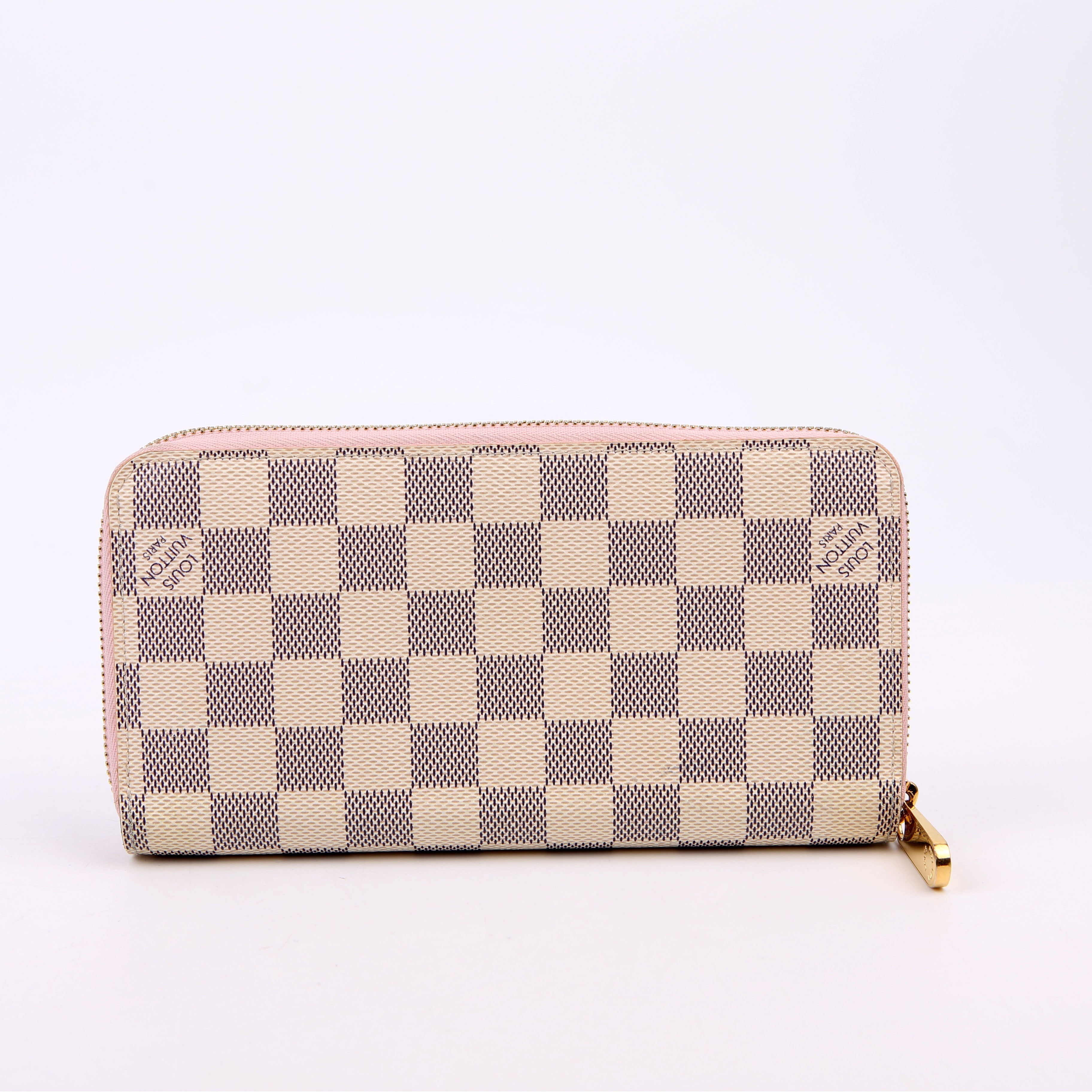 Zippy Wallet Damier Azur Pink