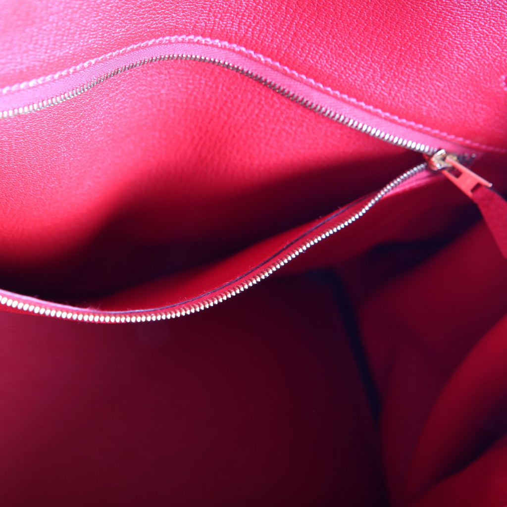 Hermes Birkin 35 Clemence 2012 Red
