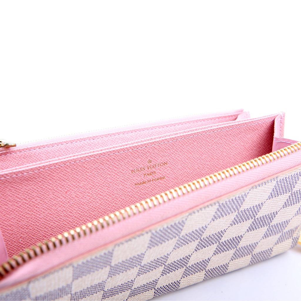 Zippy Wallet Damier Azur Pink