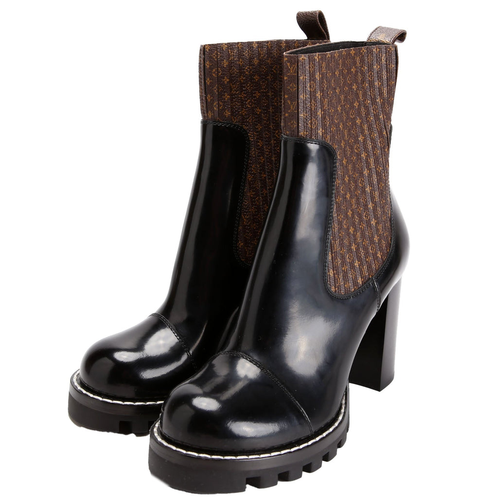 Star Trail Ankle Boots Size 39 Black/Brown