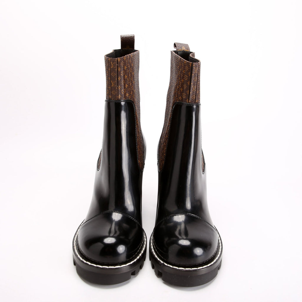 Star Trail Ankle Boots Size 39 Black/Brown