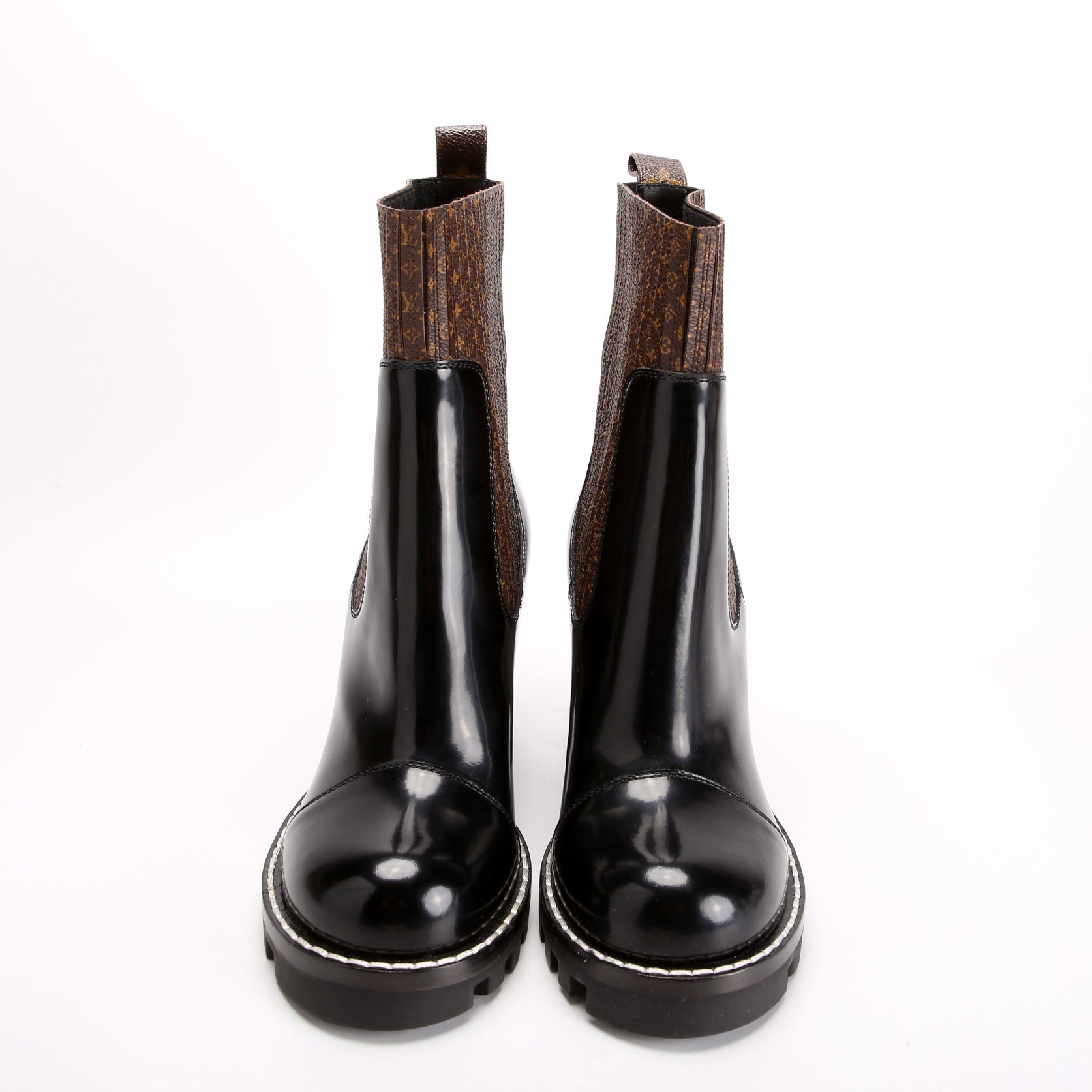 Star Trail Ankle Boots Size 39 Black/Brown